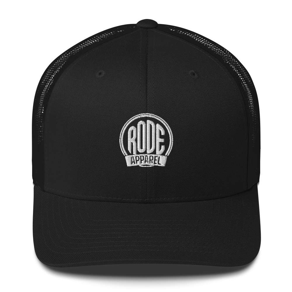 Retro Trucker Cap Black