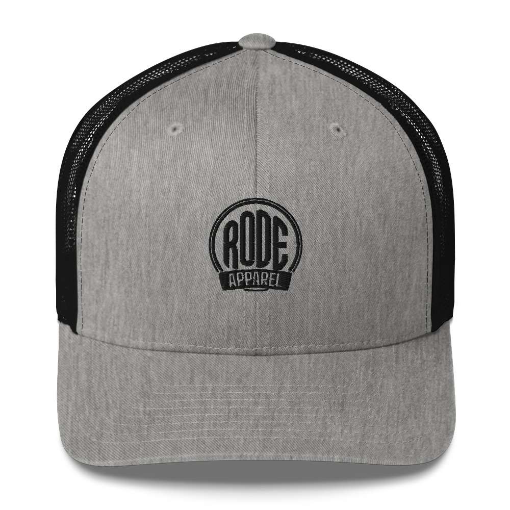 Retro Trucker Cap Heather Black