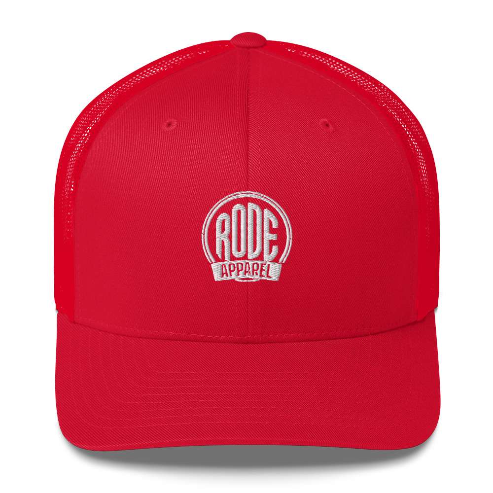 Retro Trucker Cap Red