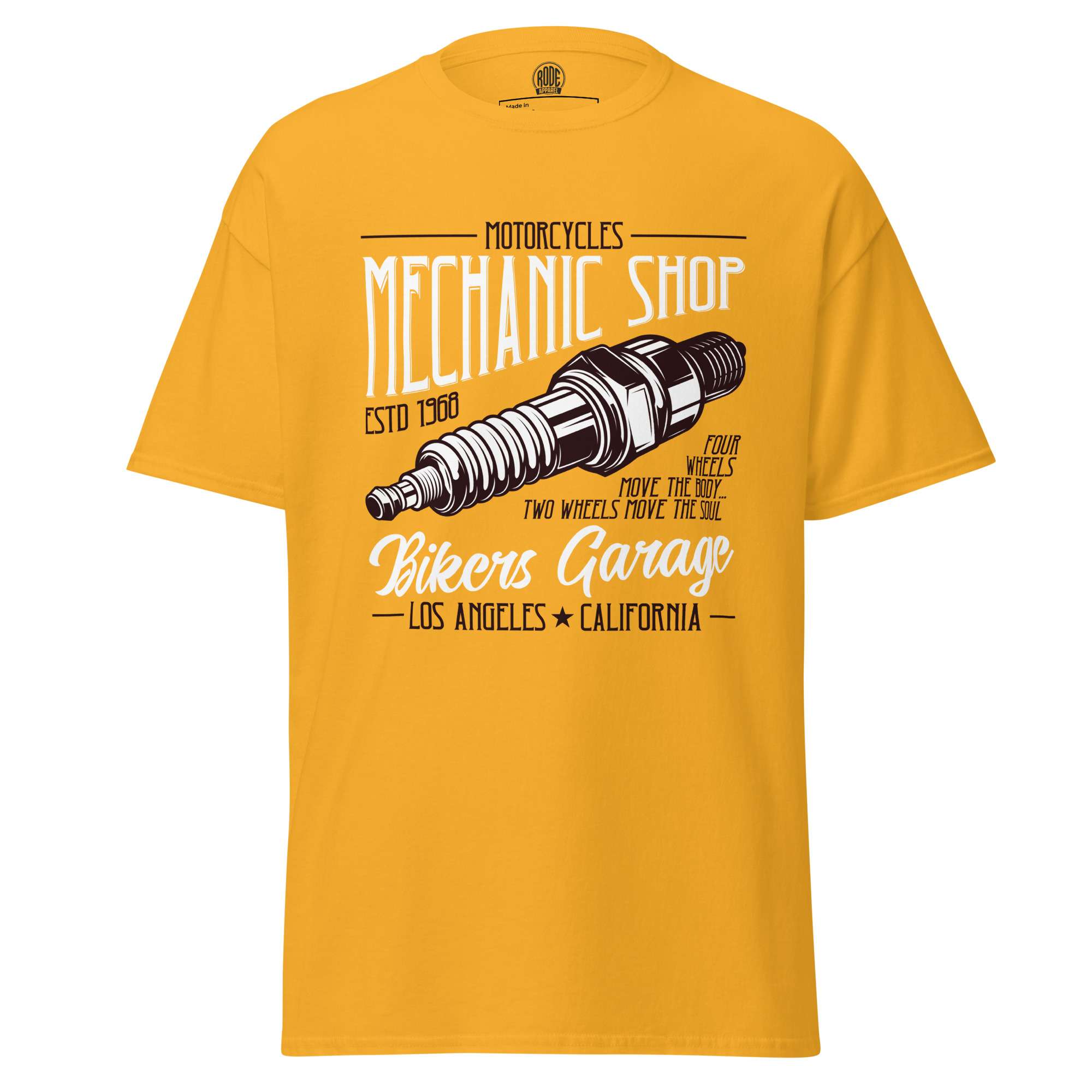 Mens shop T-shirt Gold