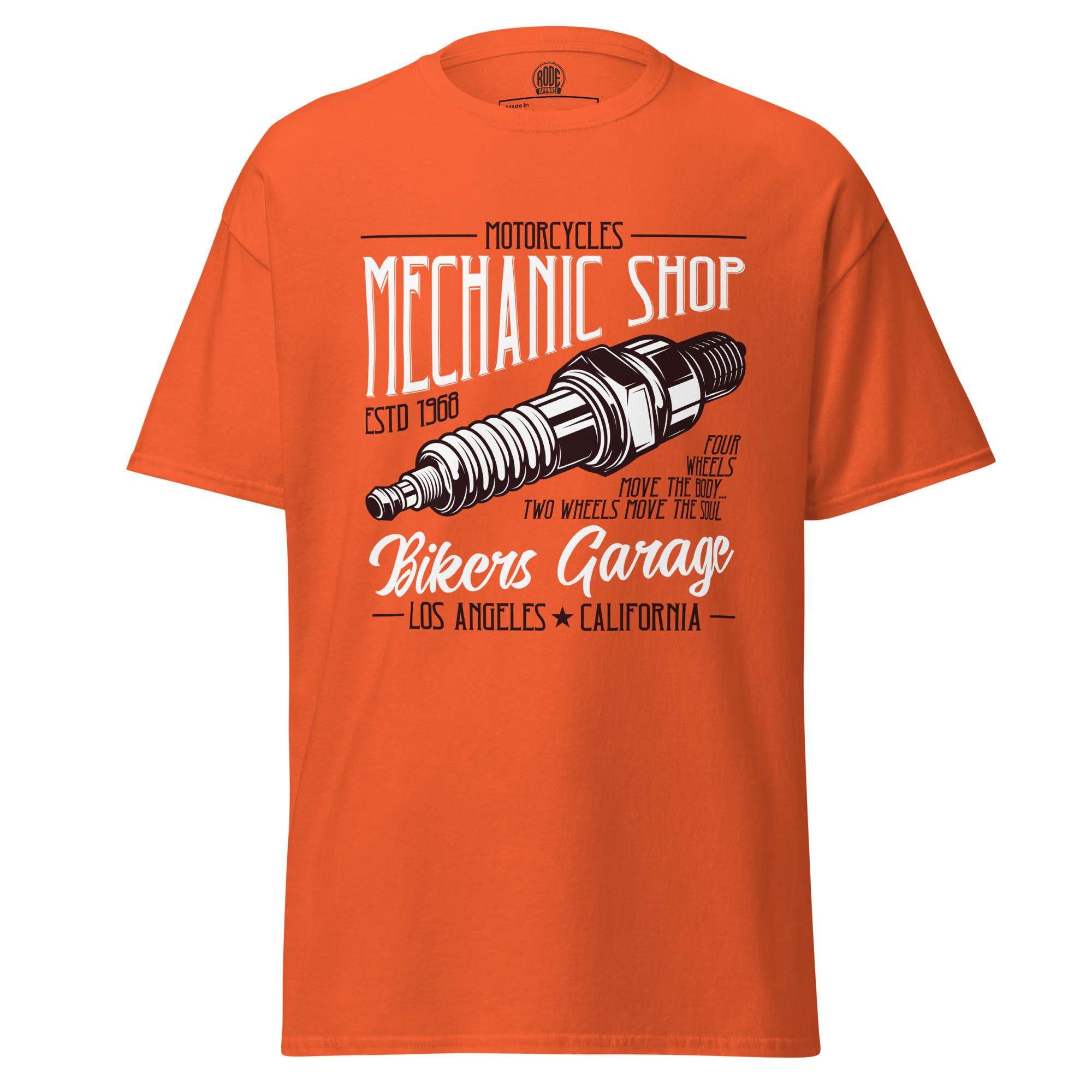 Mens shop T-shirt Orange