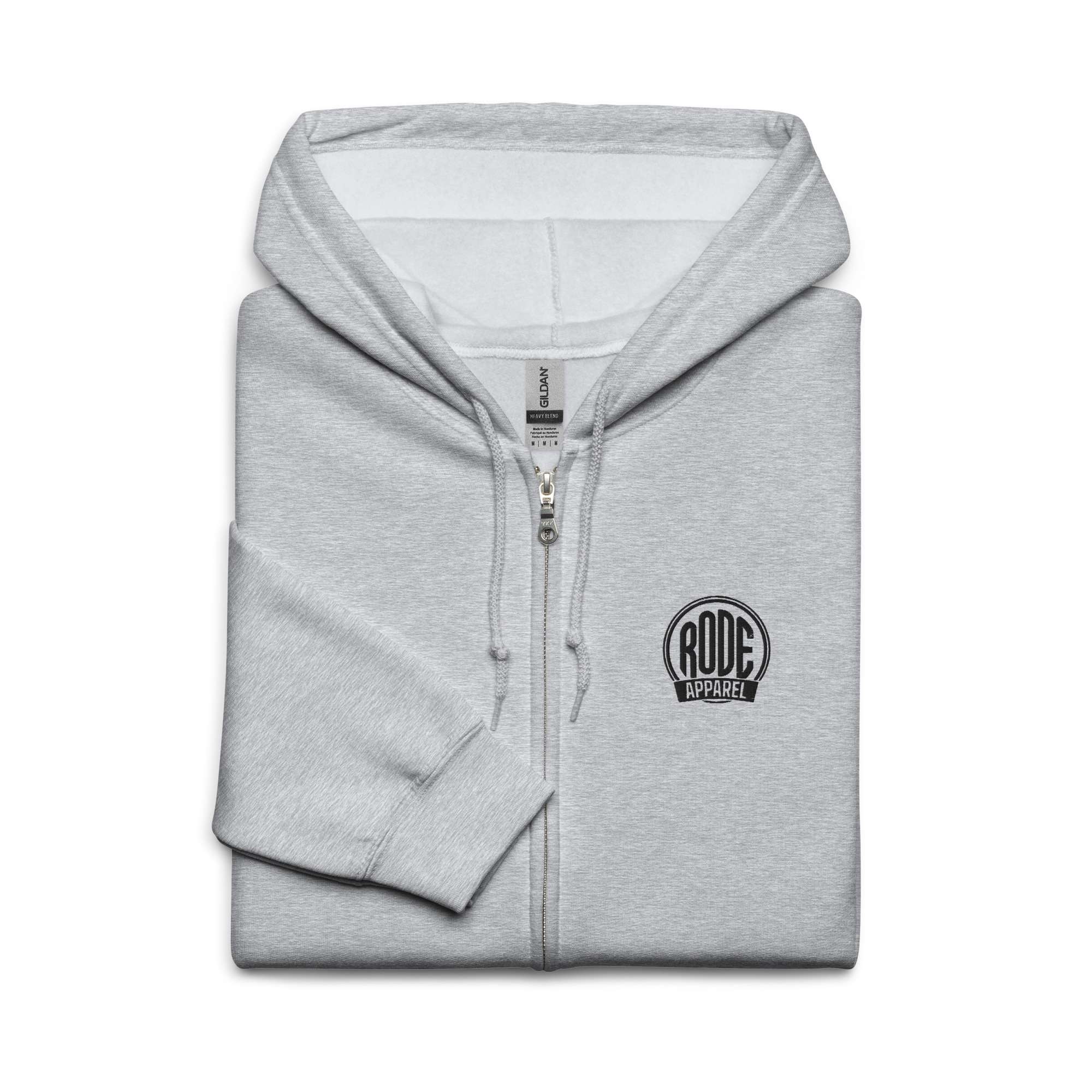 Unisex heavy blend RODE hoodie FRONT GREY