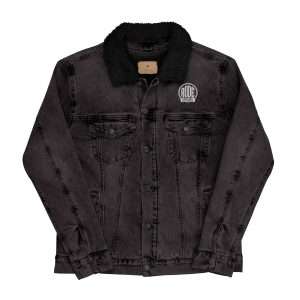 RODE SHERPA denim jacket with logo