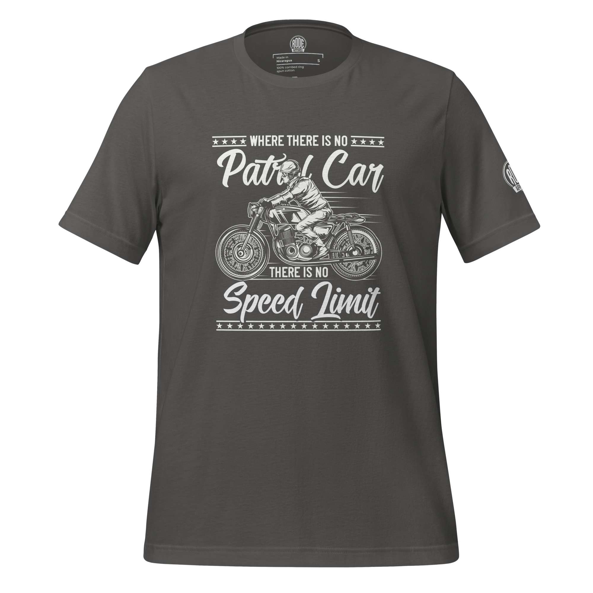 Unisex Patrol car T shirt Front