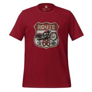 Route 66 T-shirt Cardinal