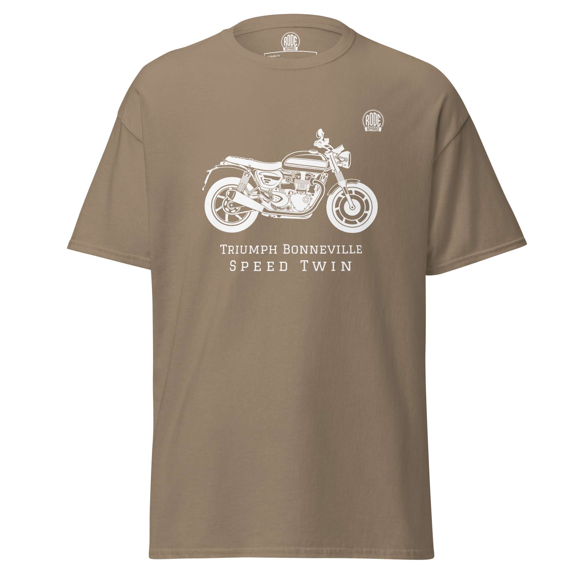 Triumph Speed Twin T-shirt Brown Savana