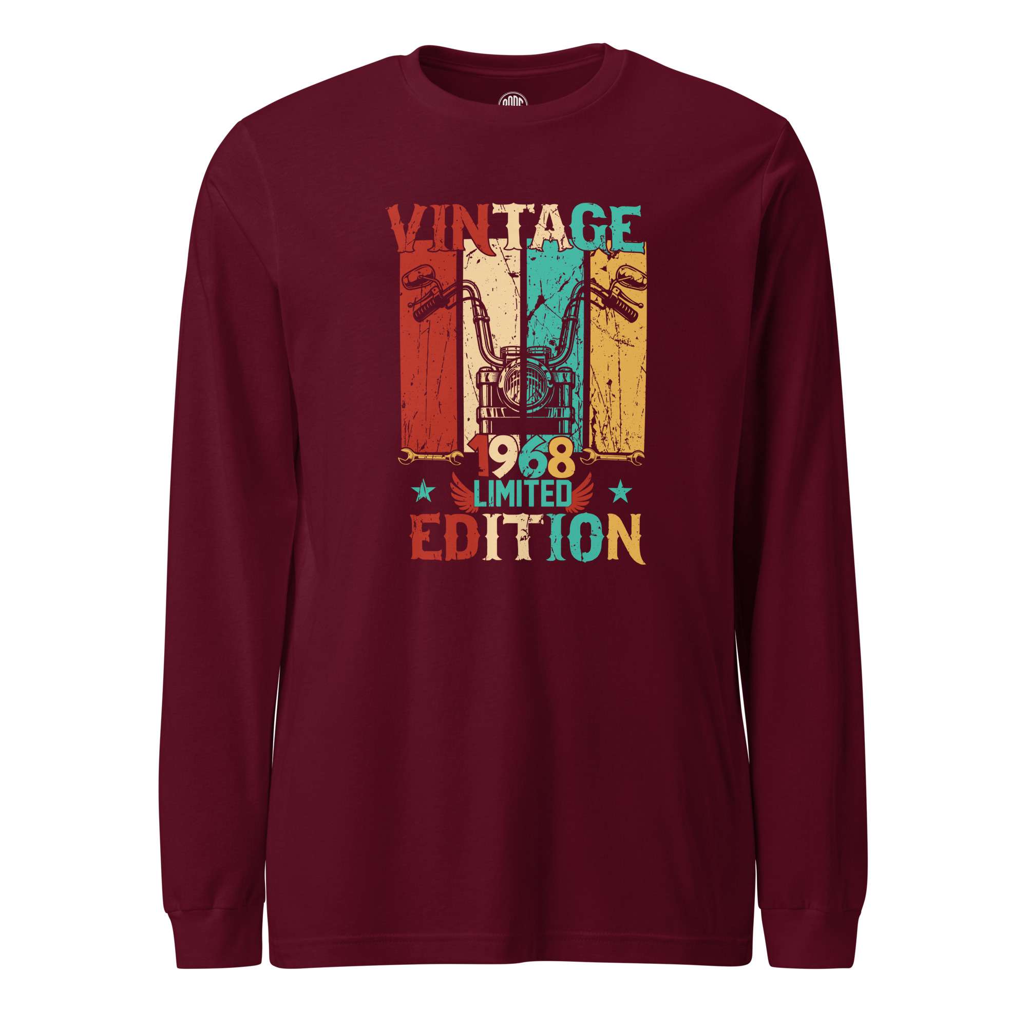 1968 Long Sleeve T-shirt Maroon