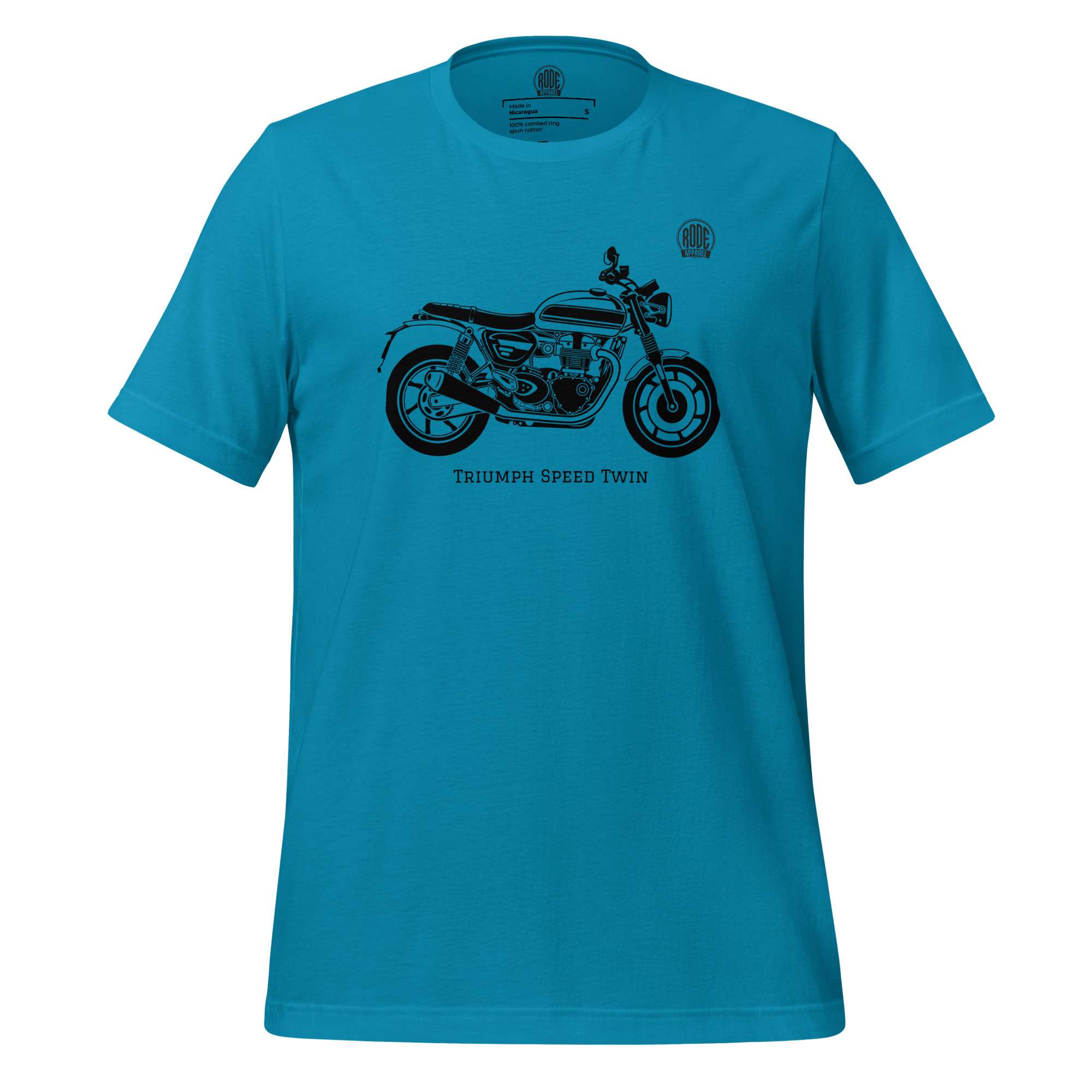 Triumph Speed Twin T shirt Aqua