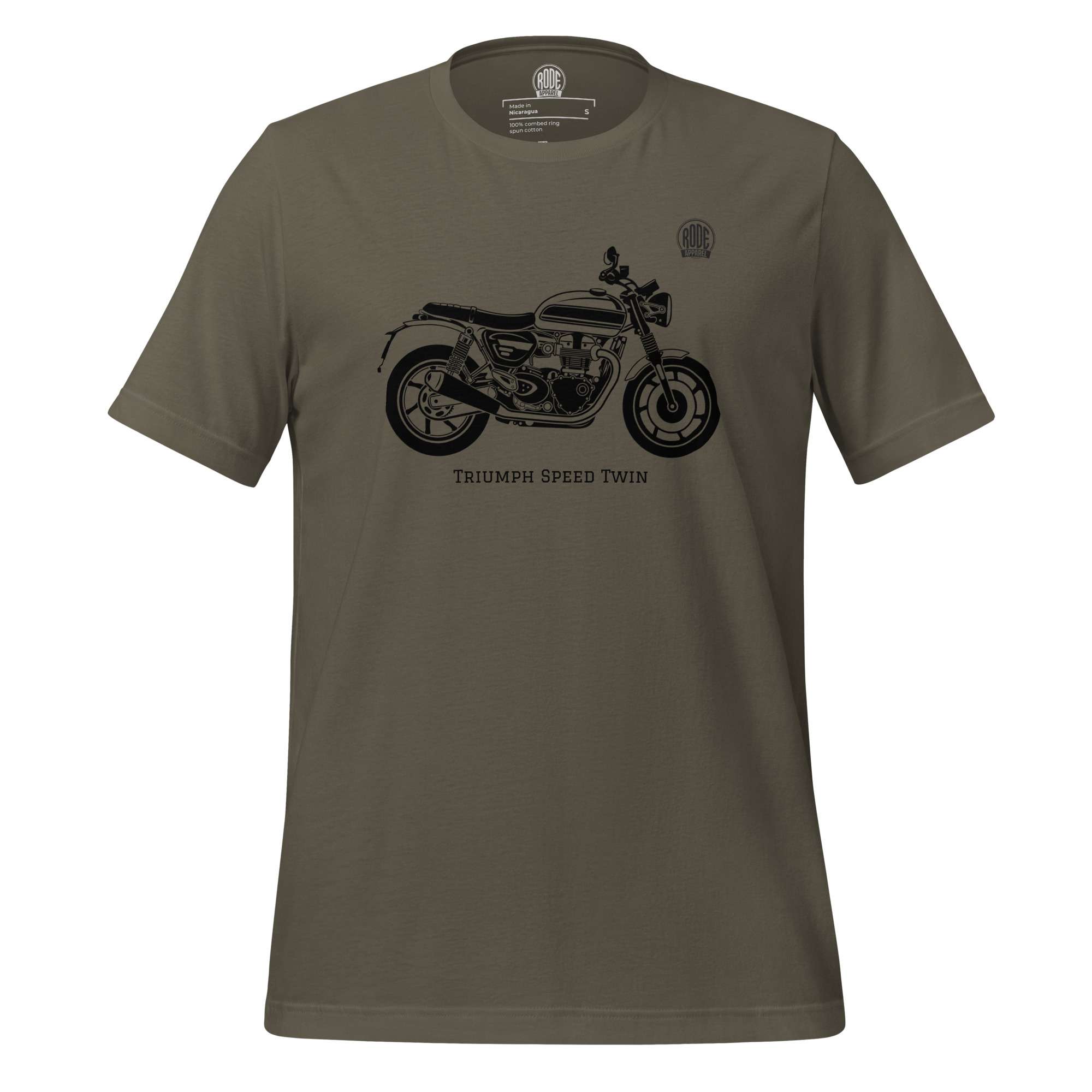 Triumph Speed Twin T shirt Army