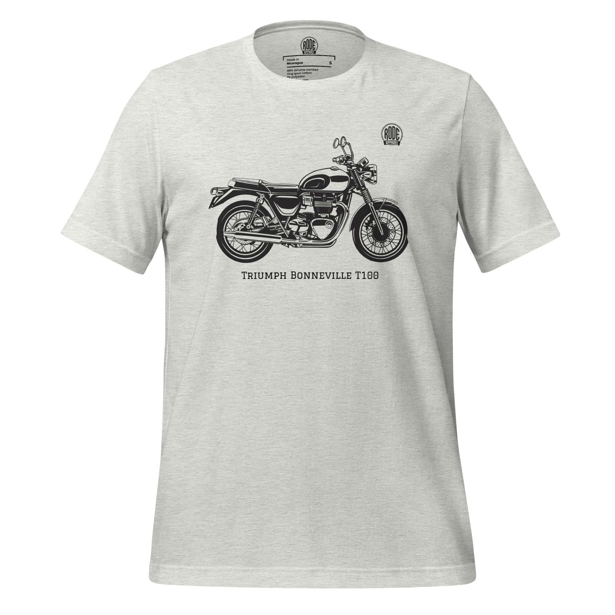 Triumph Bonnevile T100 T-shirt Ash