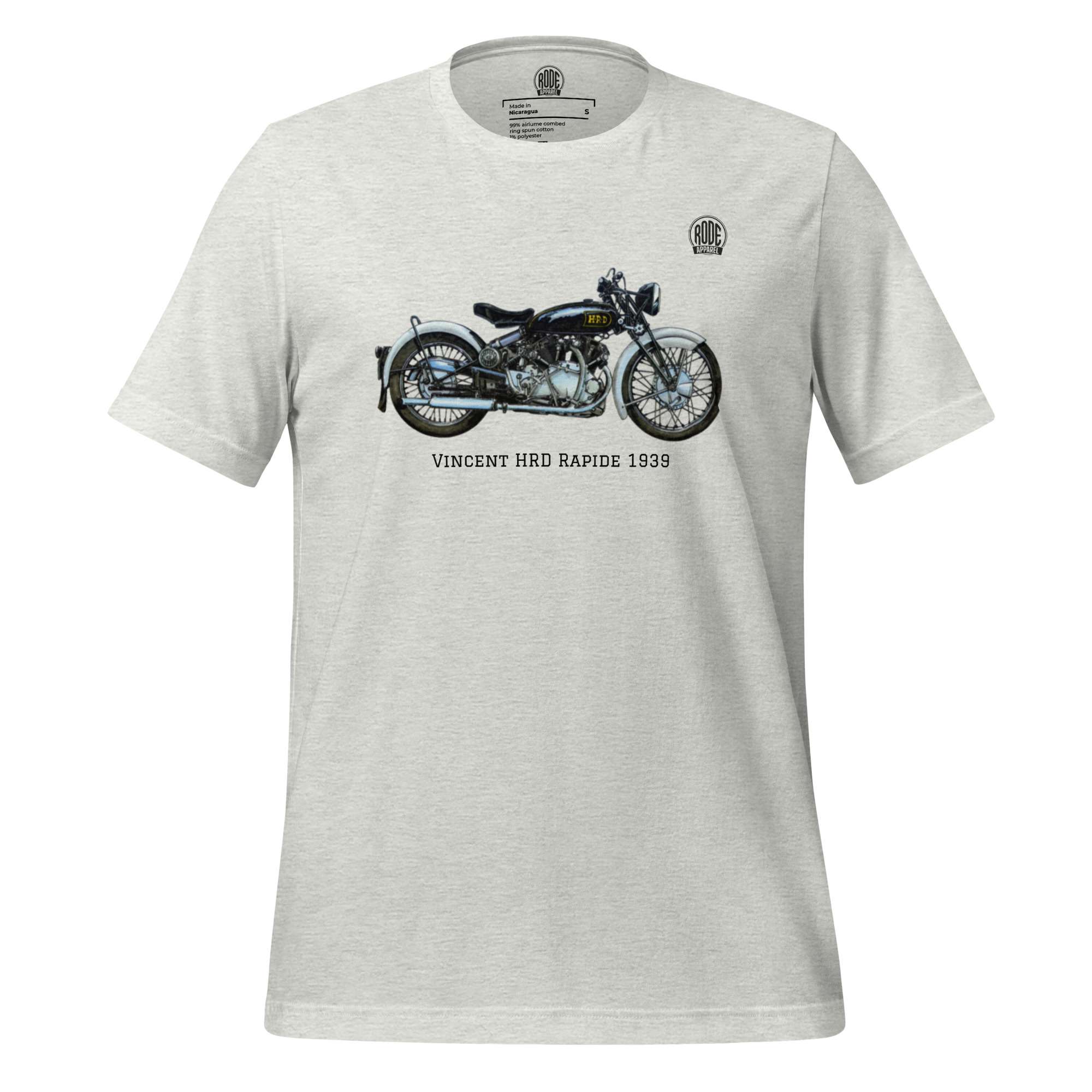 Vincent HRD Rapide 1939 T-shirt Ash