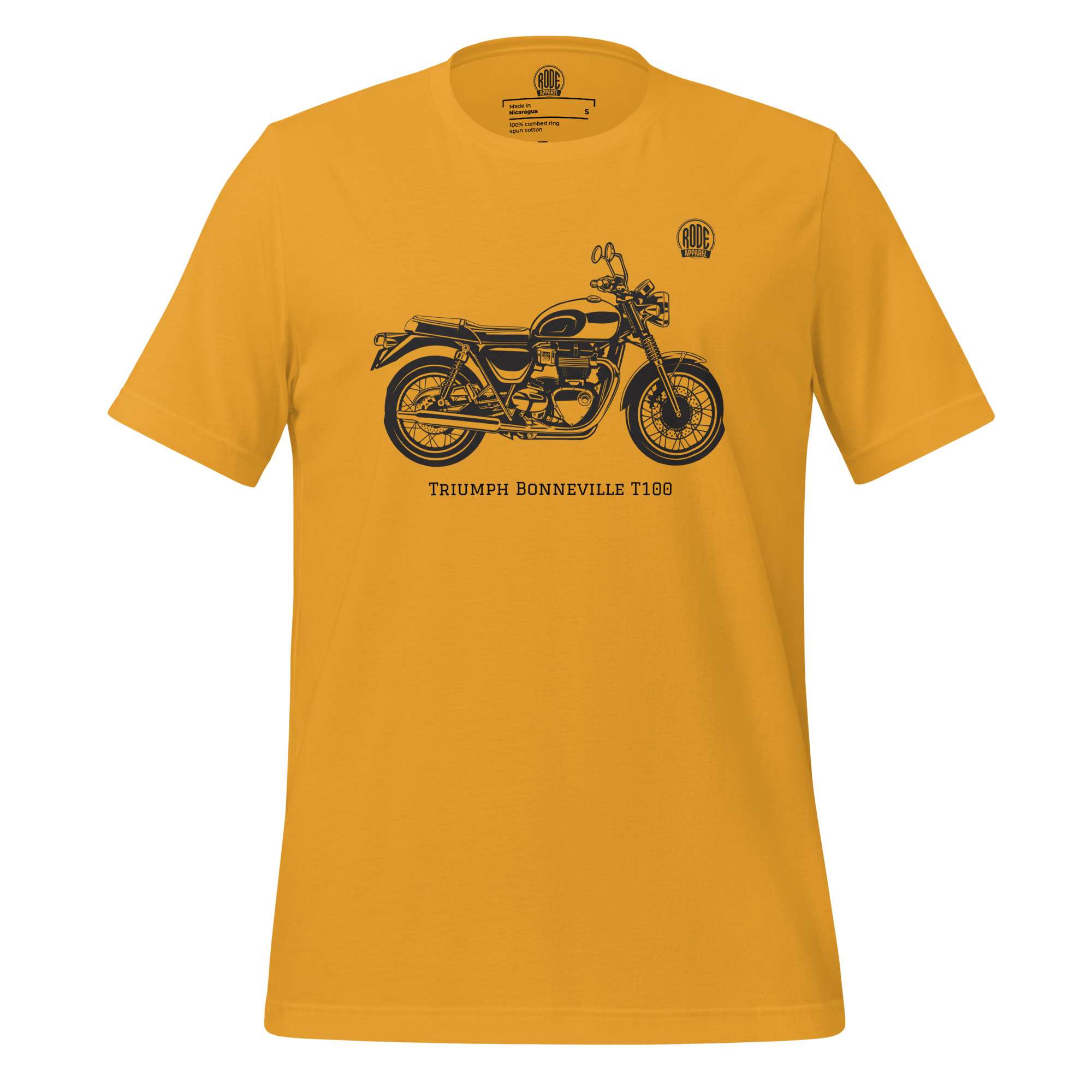 Triumph Bonnevile T100 T-shirt Mustard