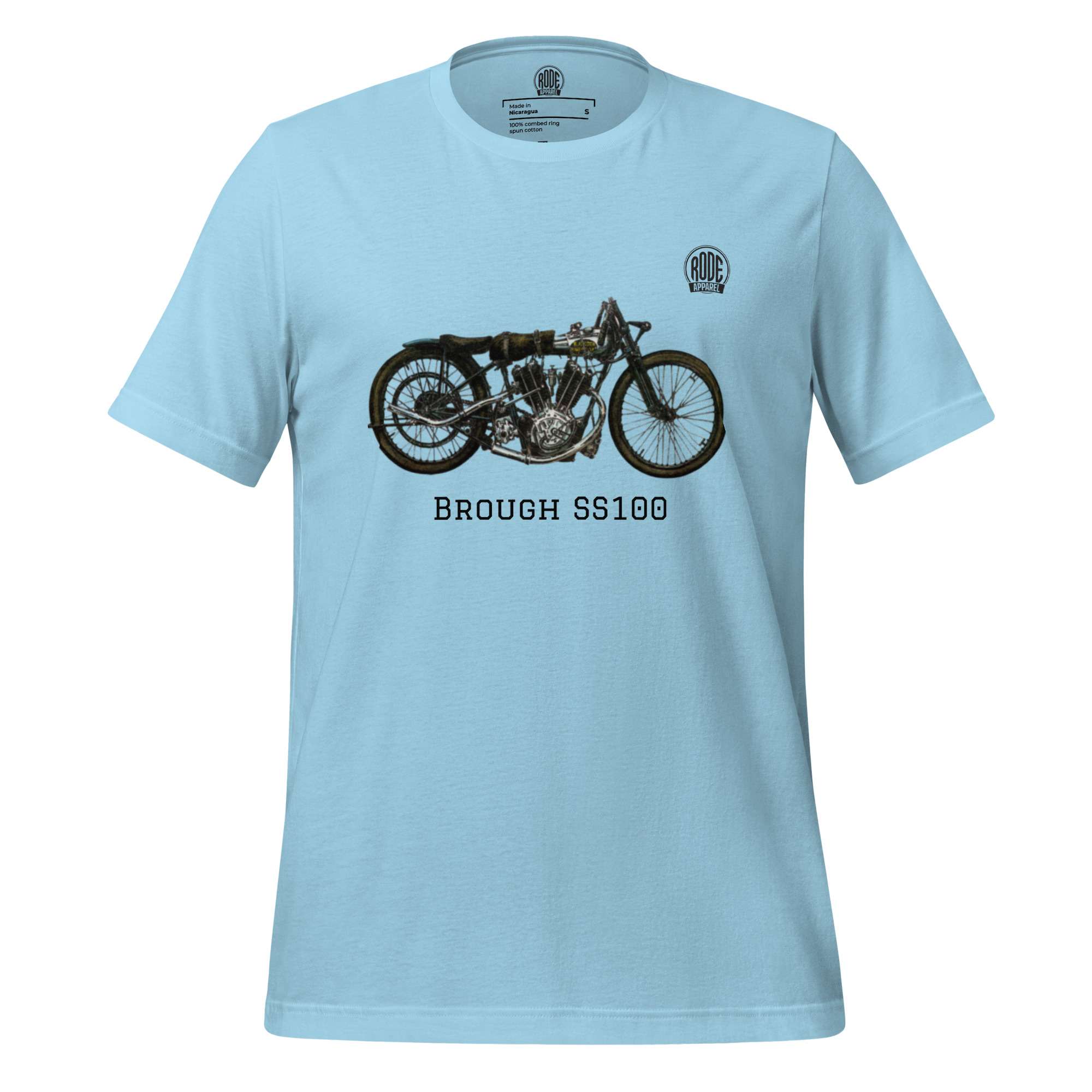 Brough SS100 T-shirt Ocean Blue