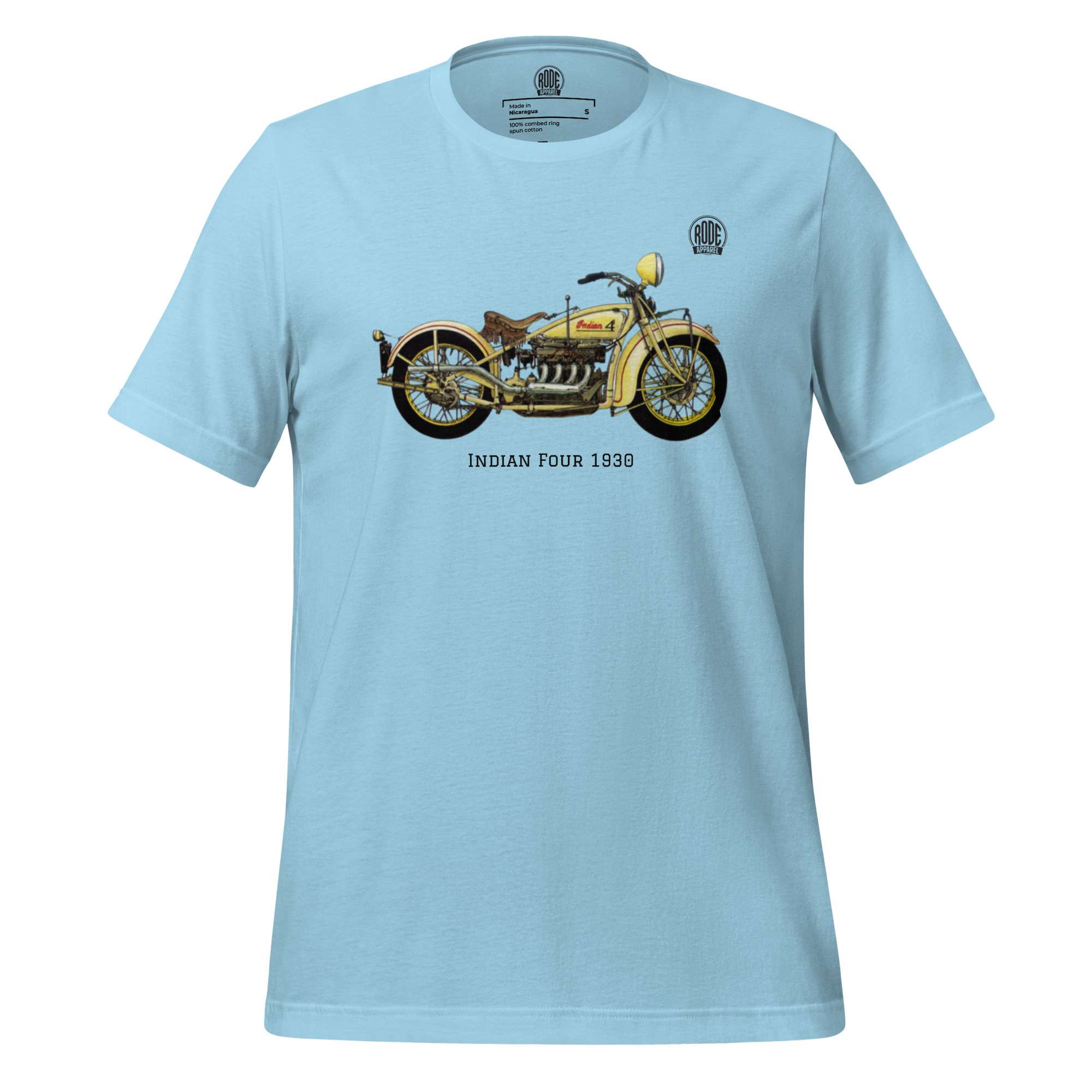 Indian Four 1930 T-shirt Ocean Blue