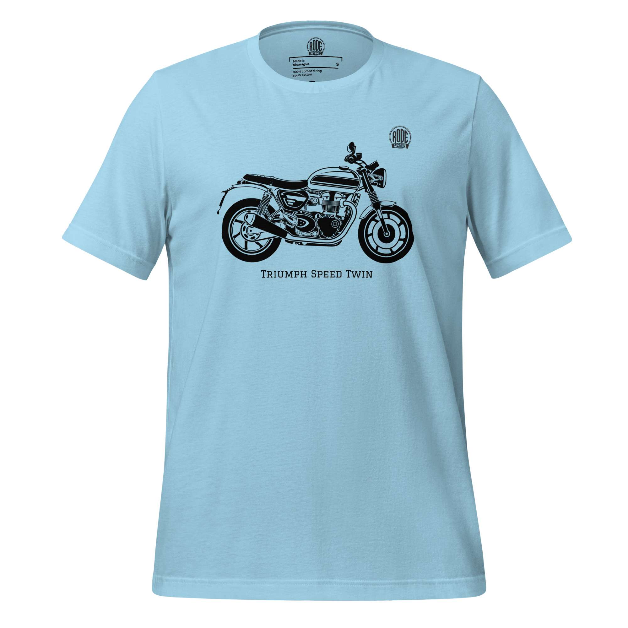 Triumph Speed Twin T shirt Ocean Blue