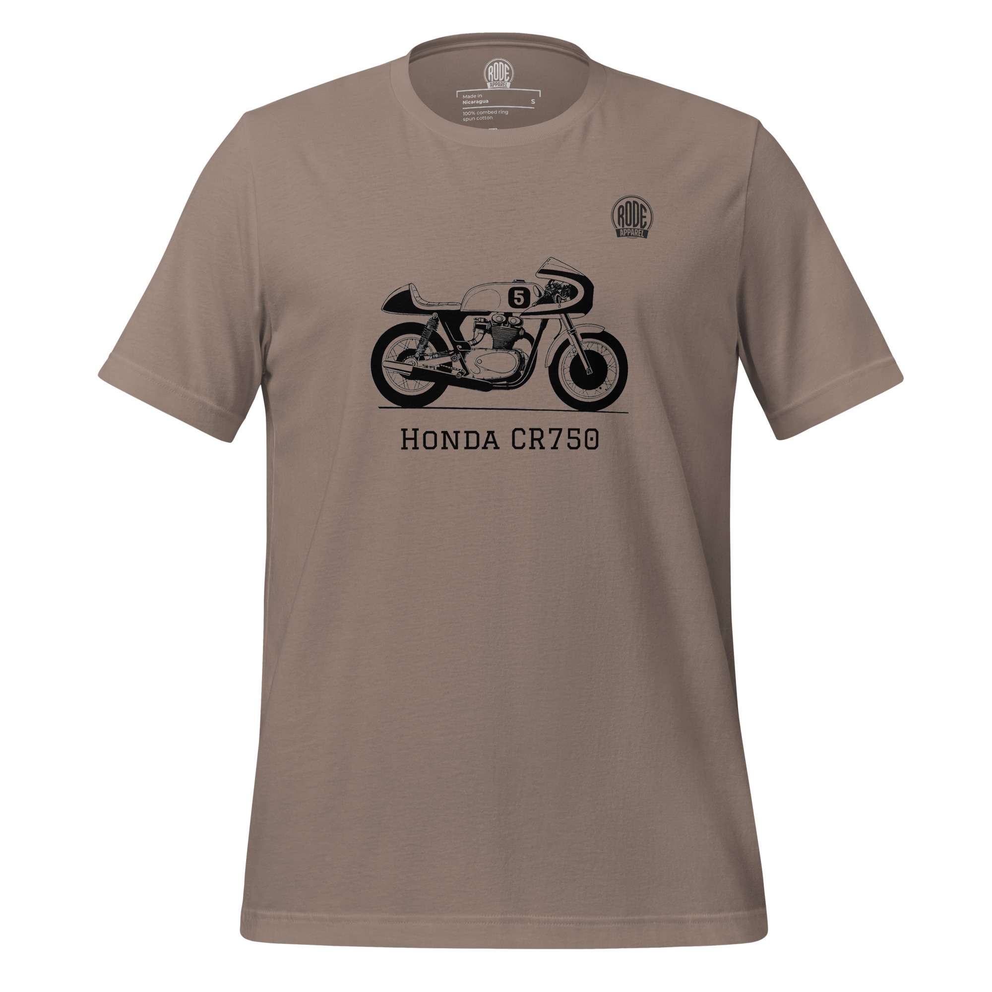 Honda CR750 T-shirt Pebble