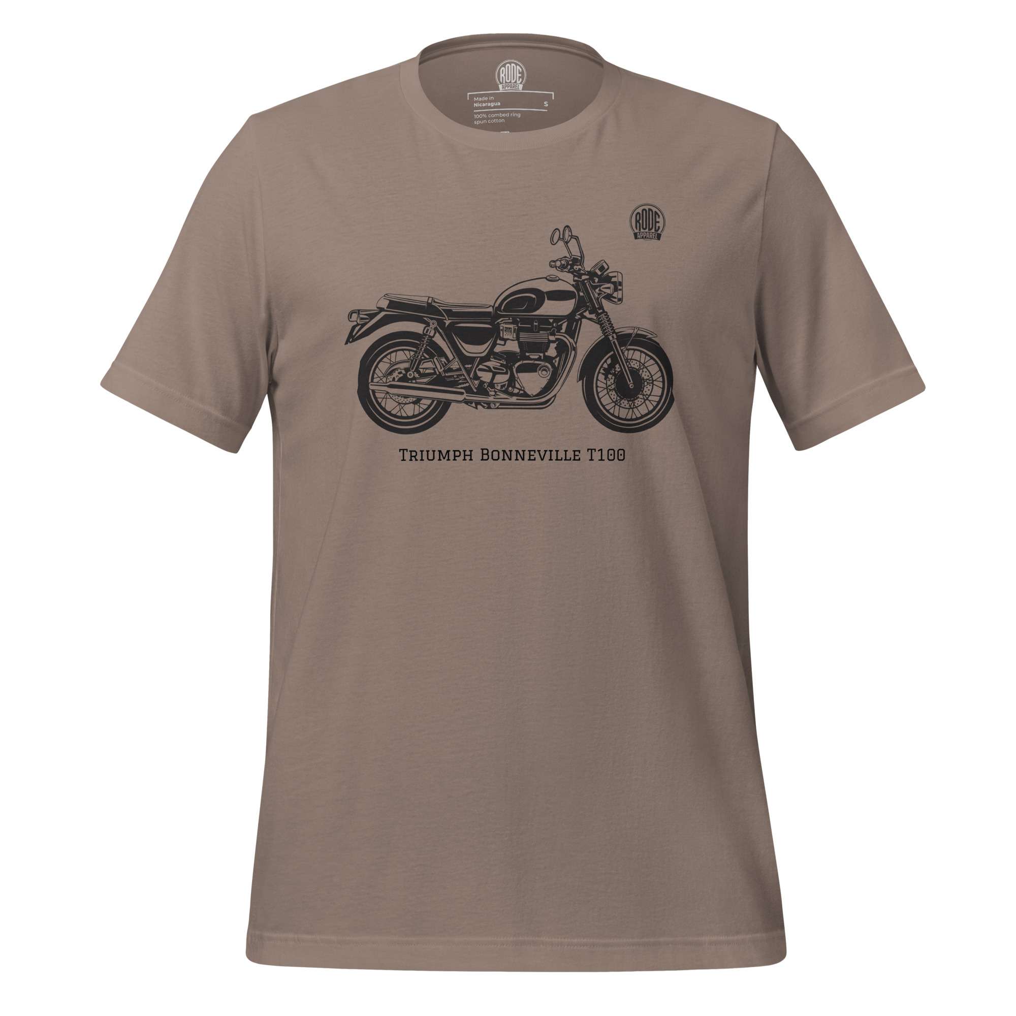 Triumph Bonnevile T100 T-shirt Pebble