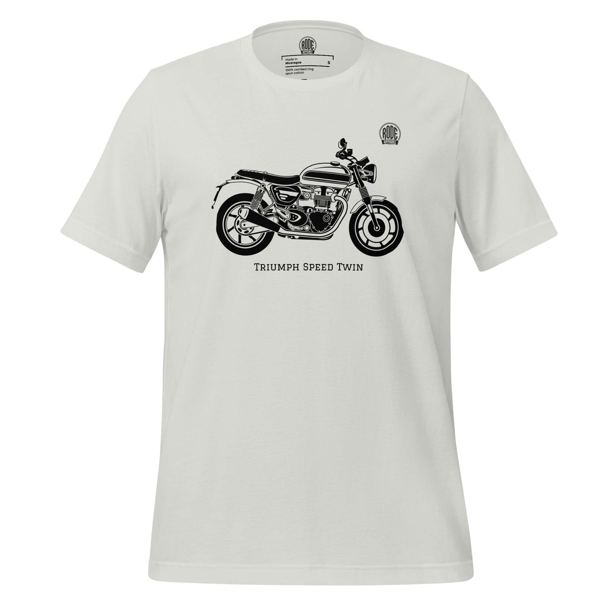 Triumph Speed Twin T shirt Silver