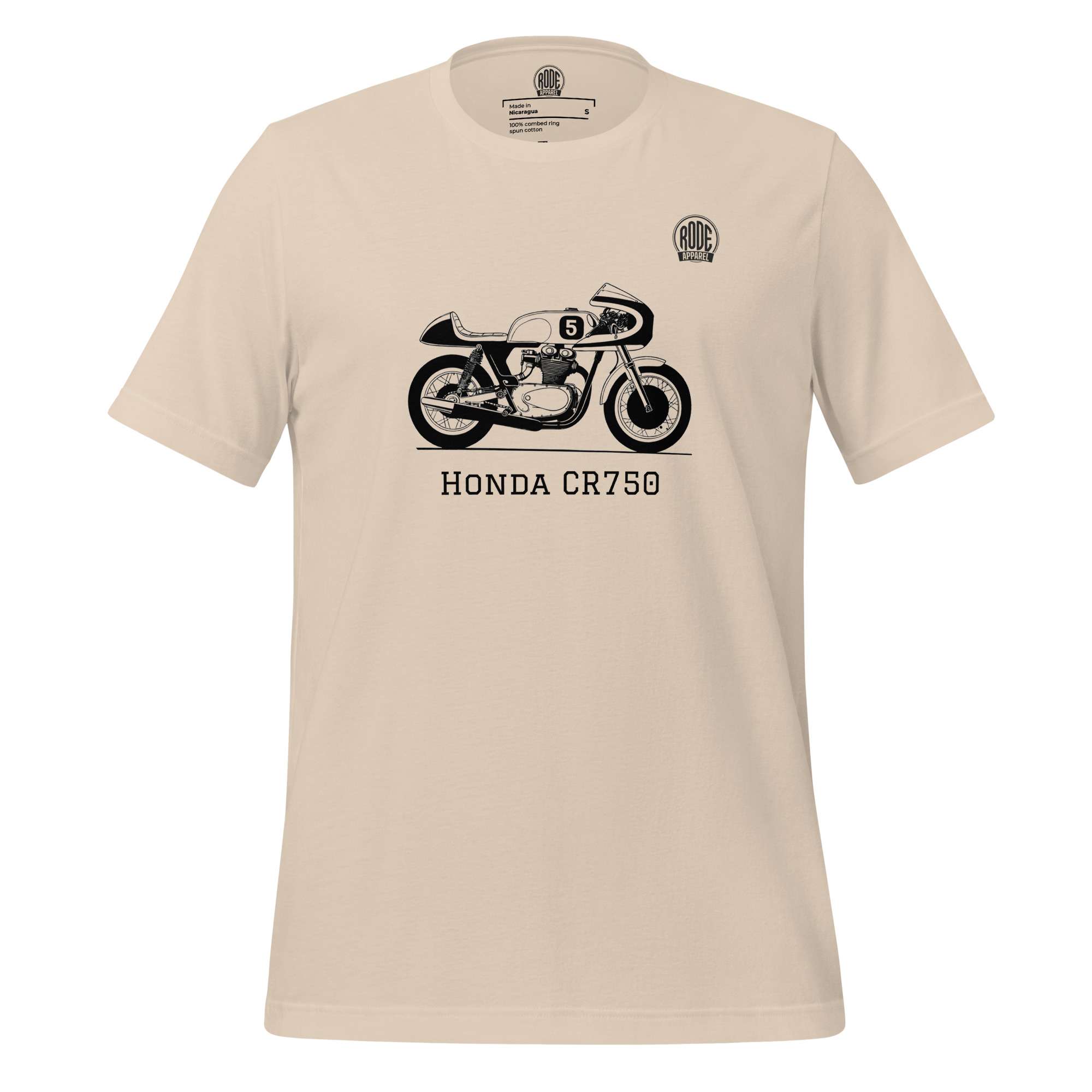 Honda CR750 T-shirt Soft Cream