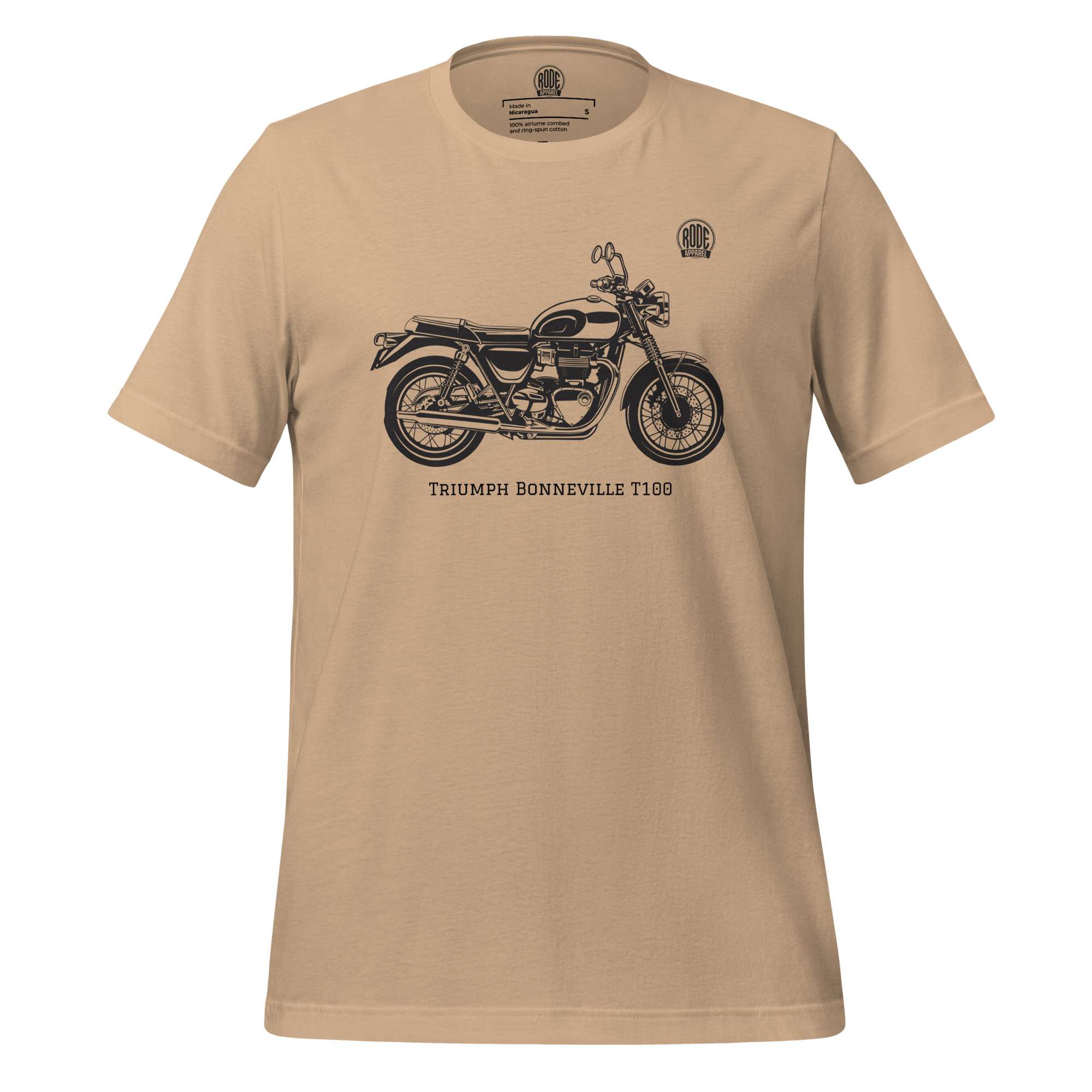 Triumph Bonnevile T100 T-shirt Tan