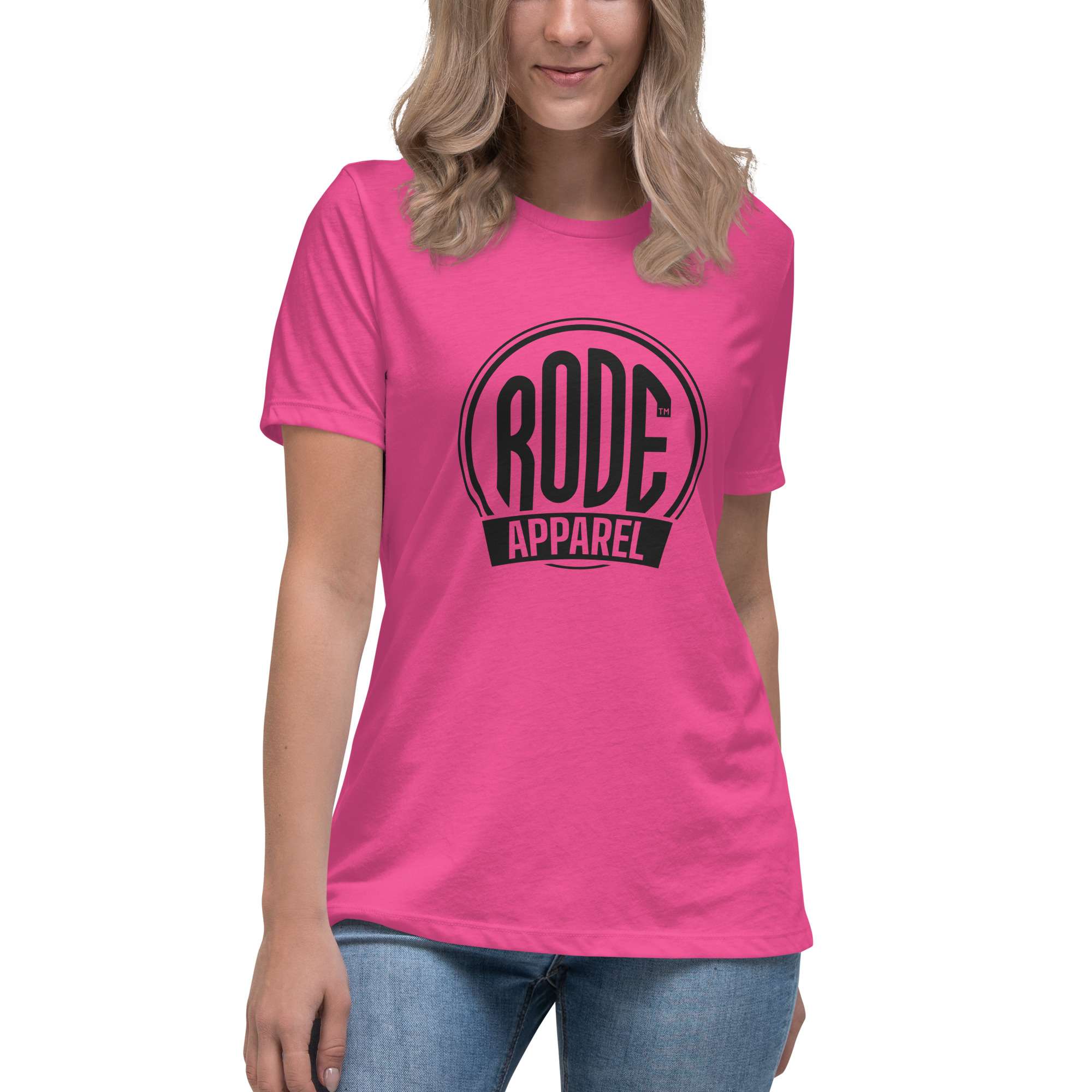 Womens RODE T-shirt Berry