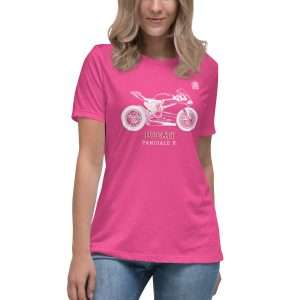 Ducati Panigale womens T-Shirt Berry