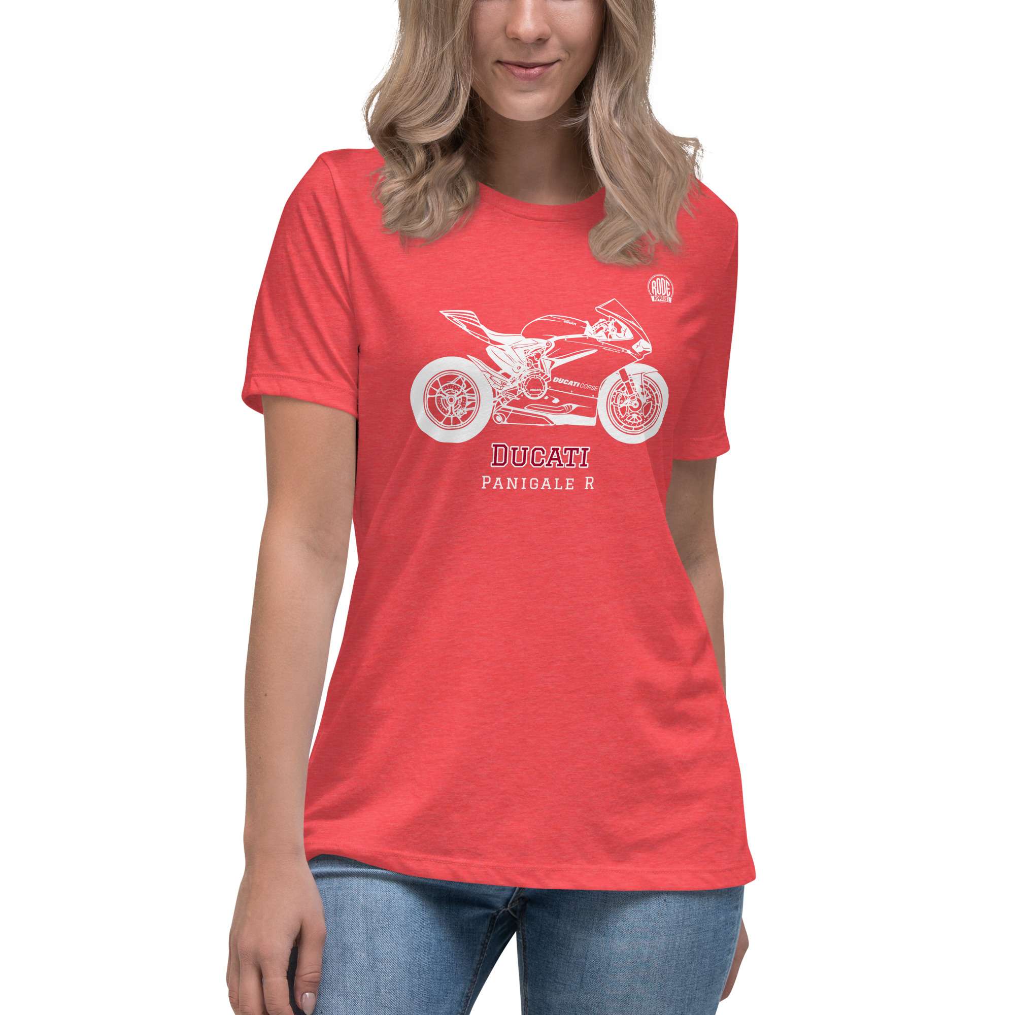 Ducati Panigale womens T-Shirt Red