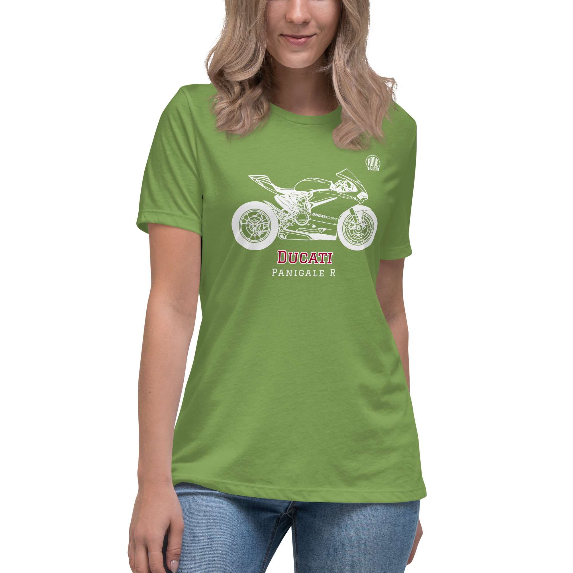 Ducati Panigale womens T-Shirt Leaf