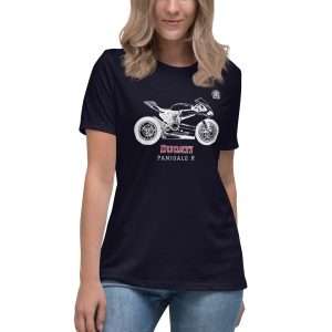 Ducati Panigale womens T-Shirt Navy