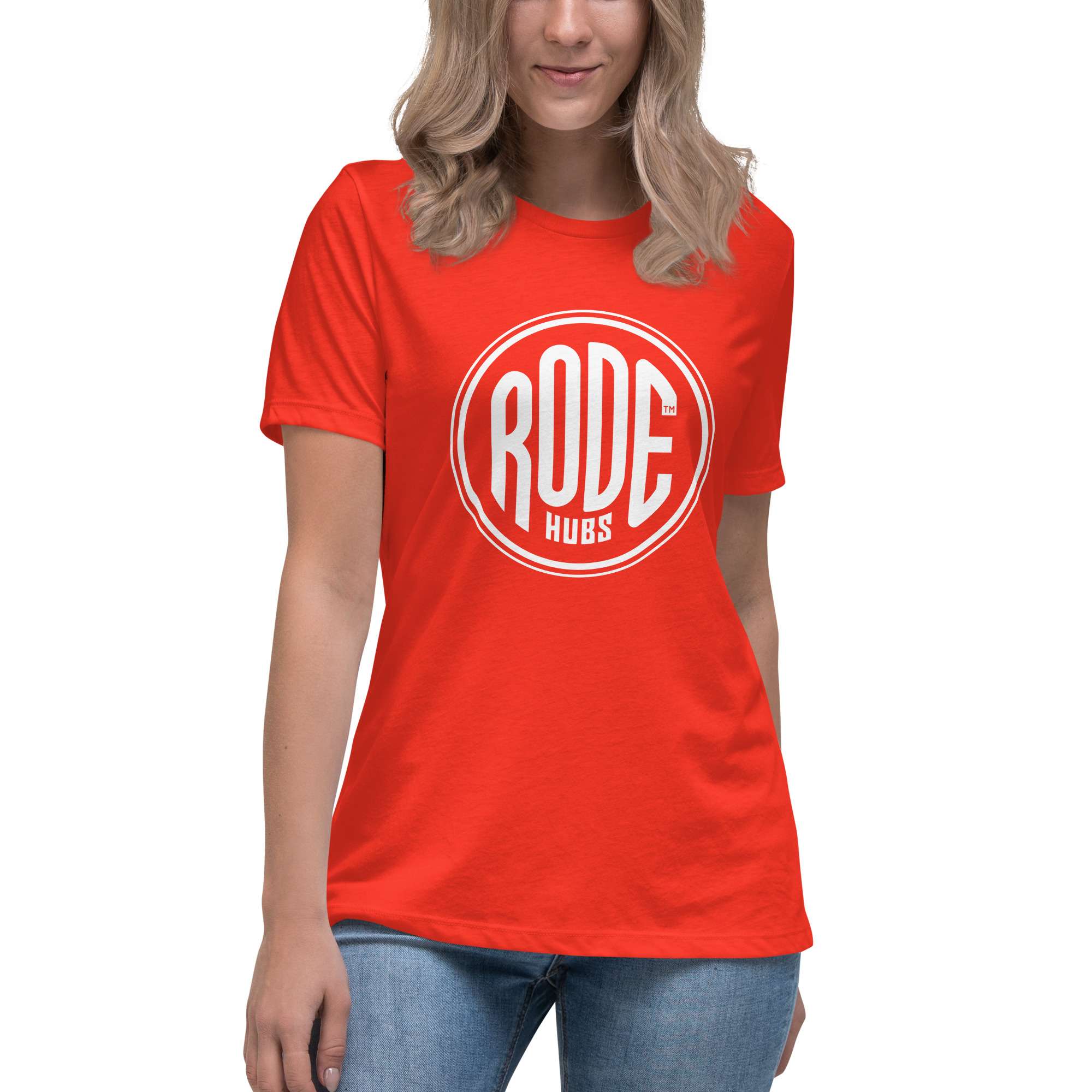 Womens RODE T-shirt Poppy