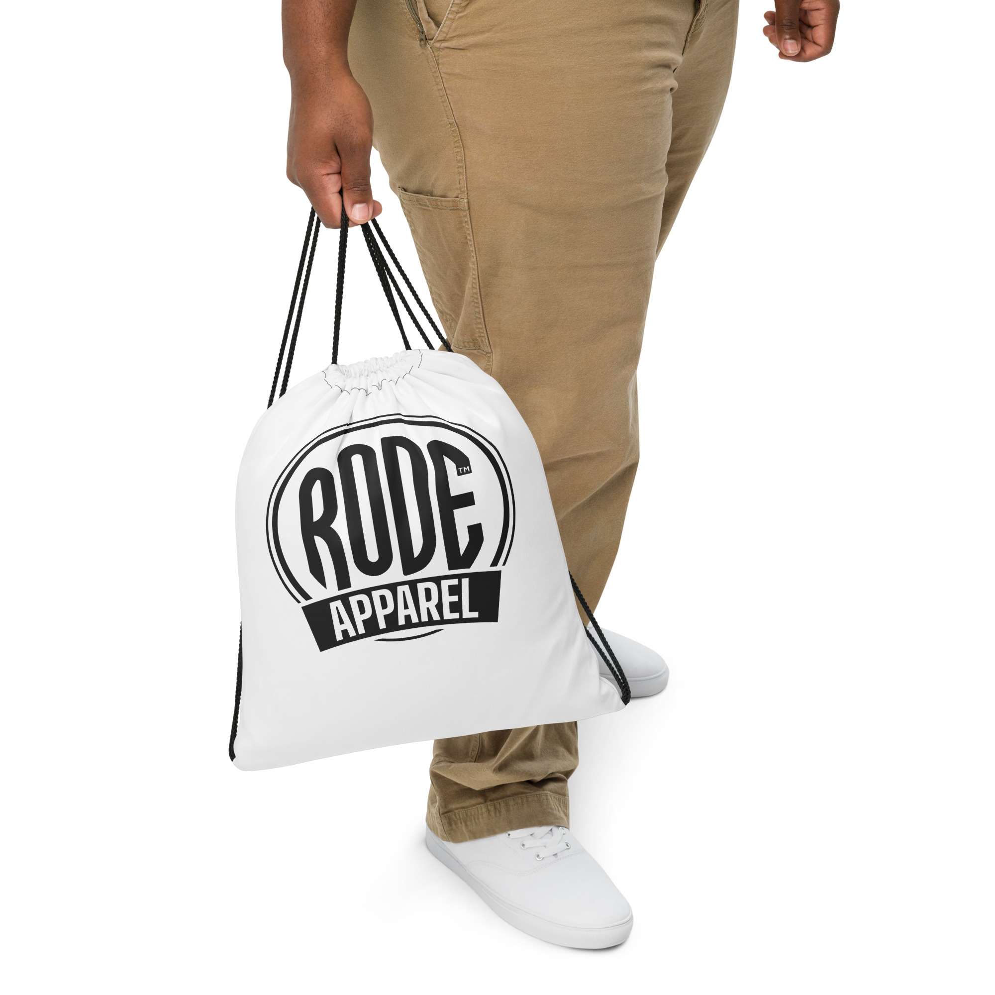 RODE Apparel Drawstring bag White