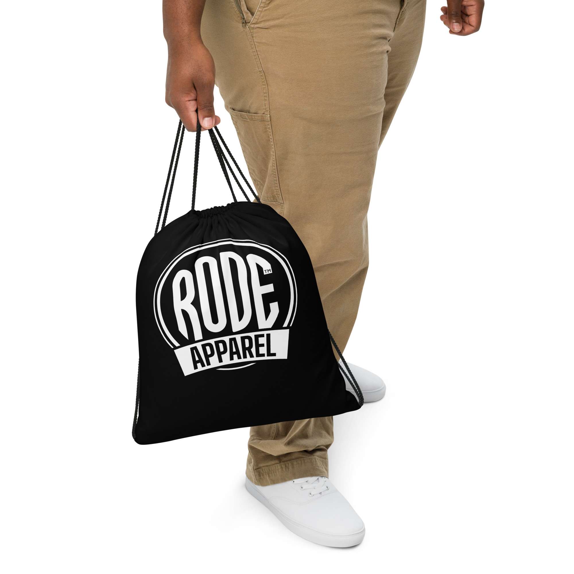 RODE Apparel Drawstring bag Black