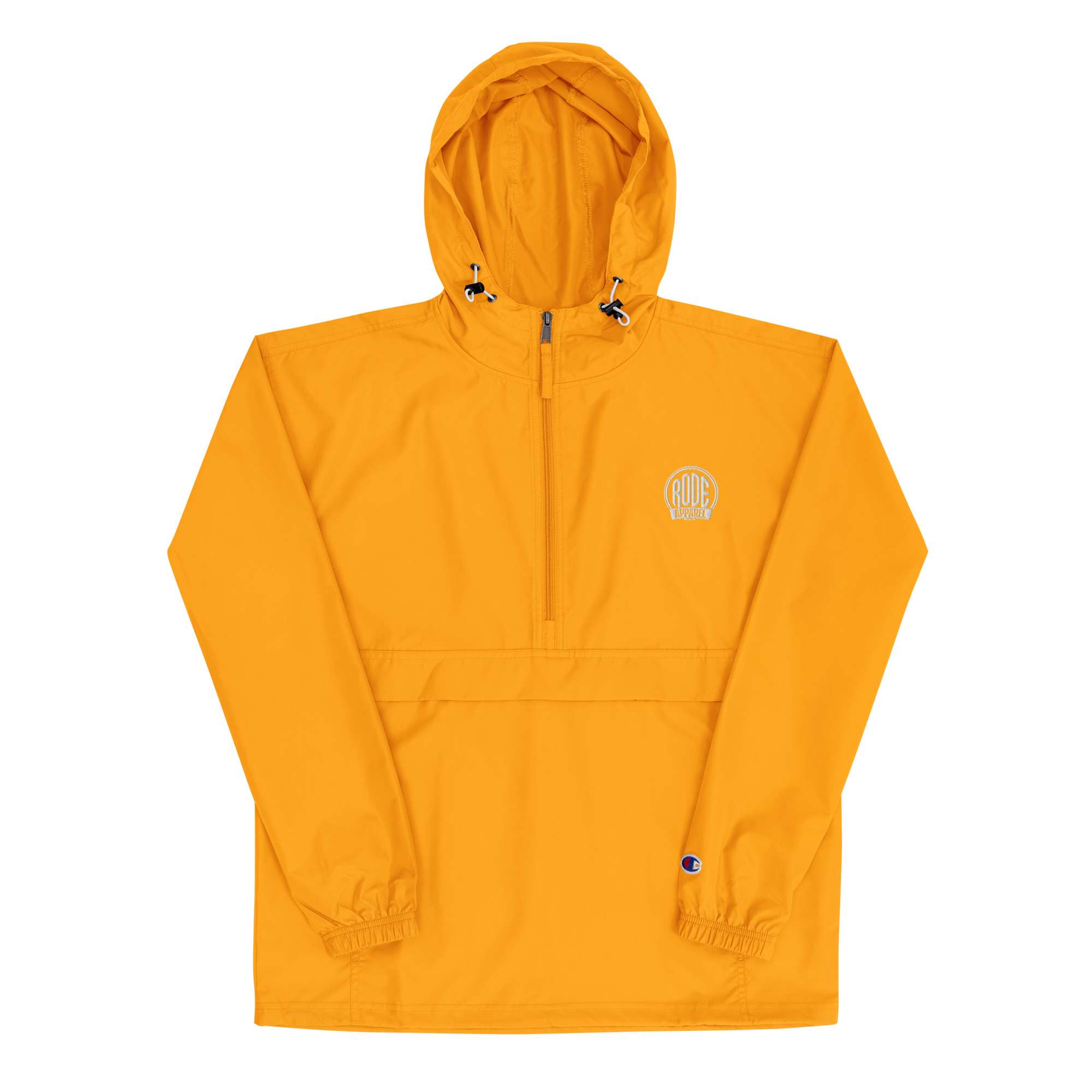  Rode Embroidered Champion packable jacket Gold