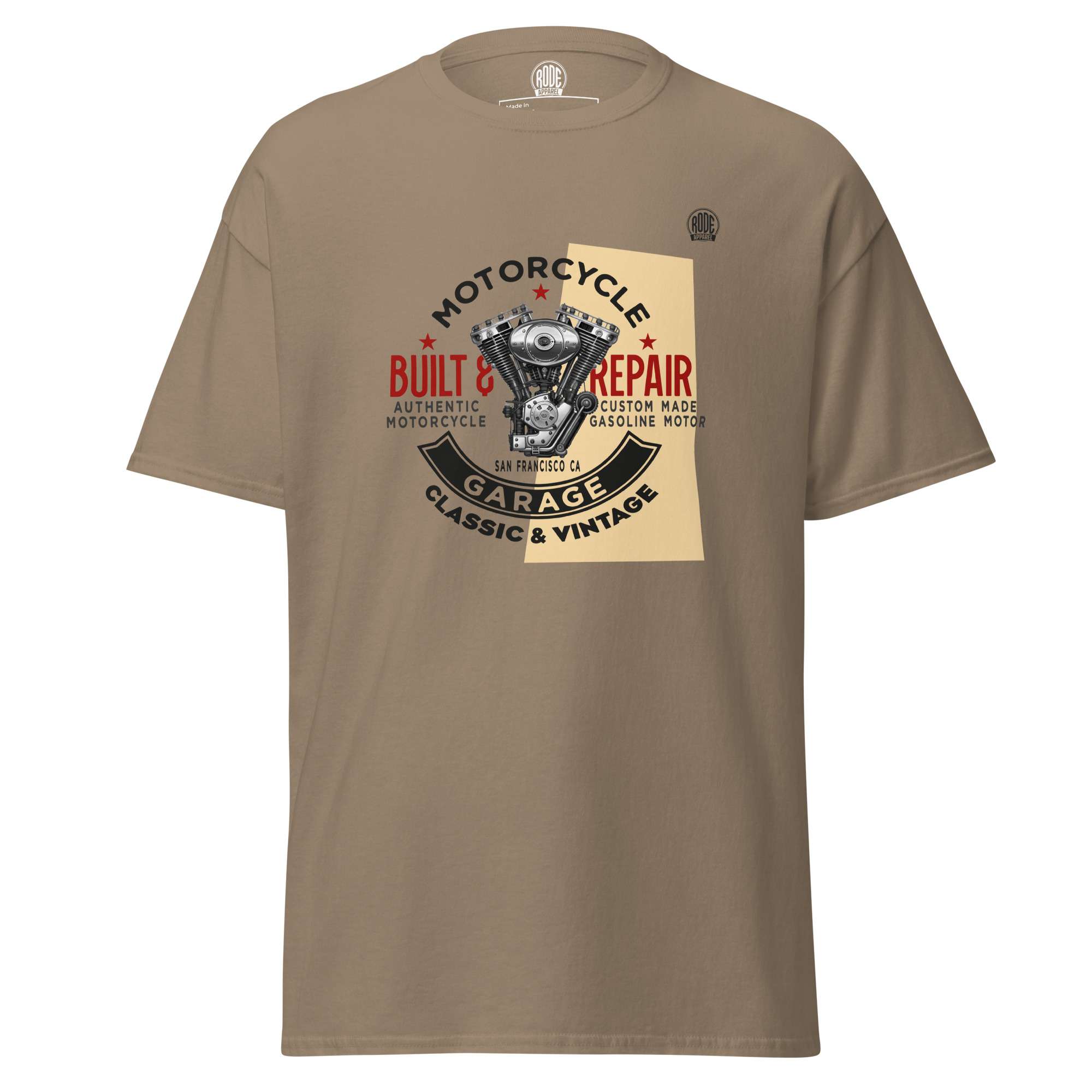 Built & Repair T-shirt Brown Savana