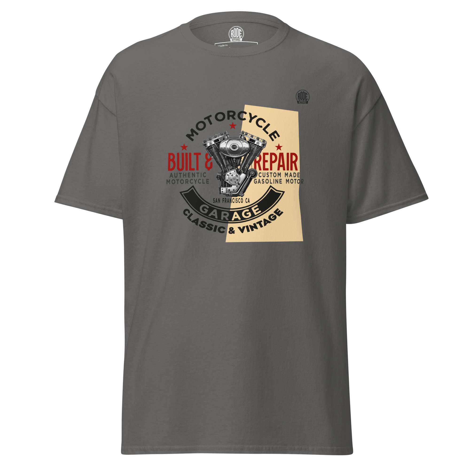 Built & Repair T-shirt Charcoal