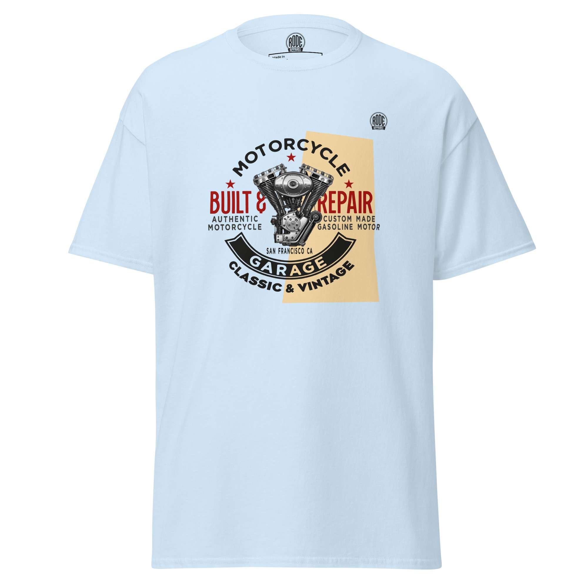 Built & Repair T-shirt Light Blue