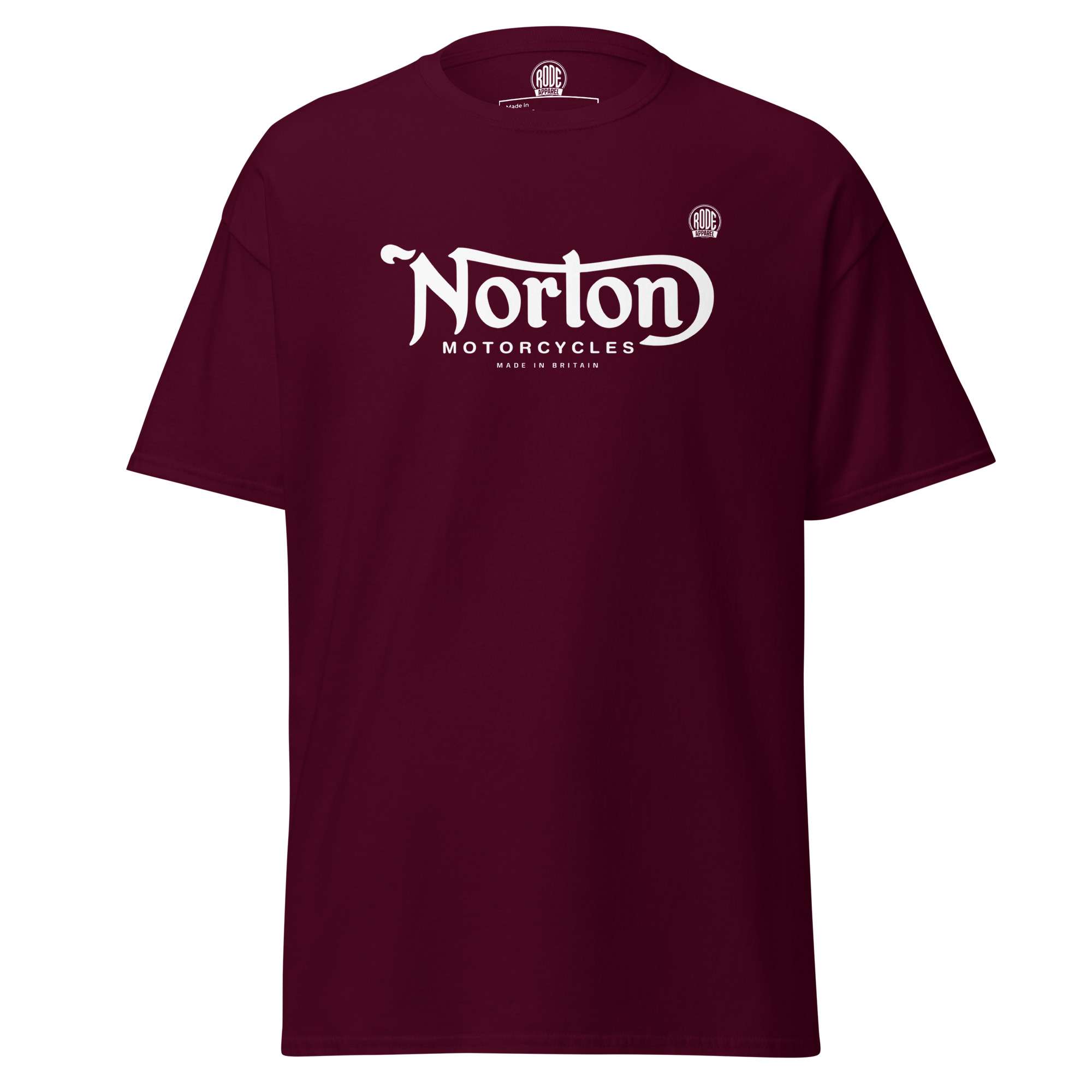 Norton Motorcycles T-Shirt Maroon