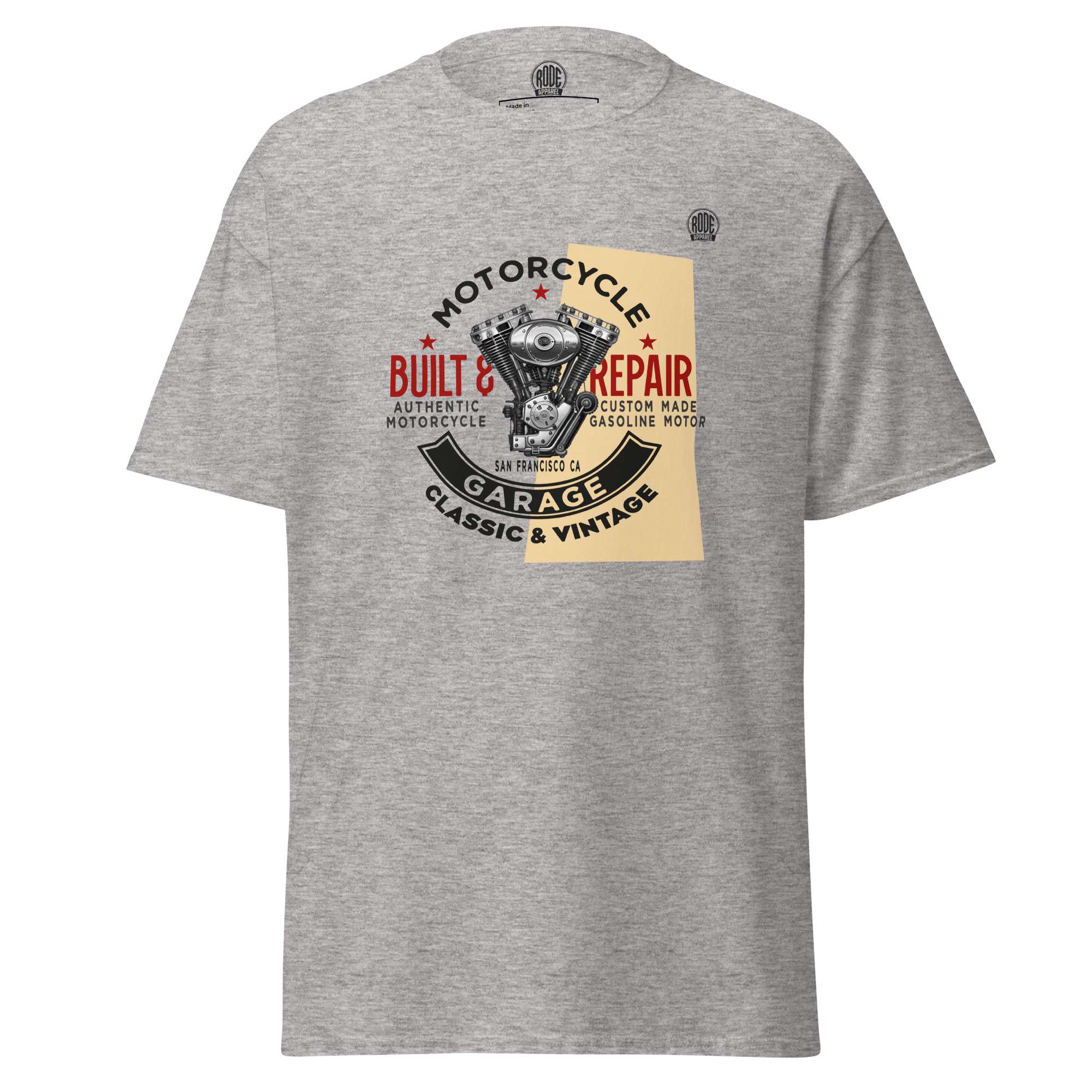 Built & Repair T-shirt Sport Grey