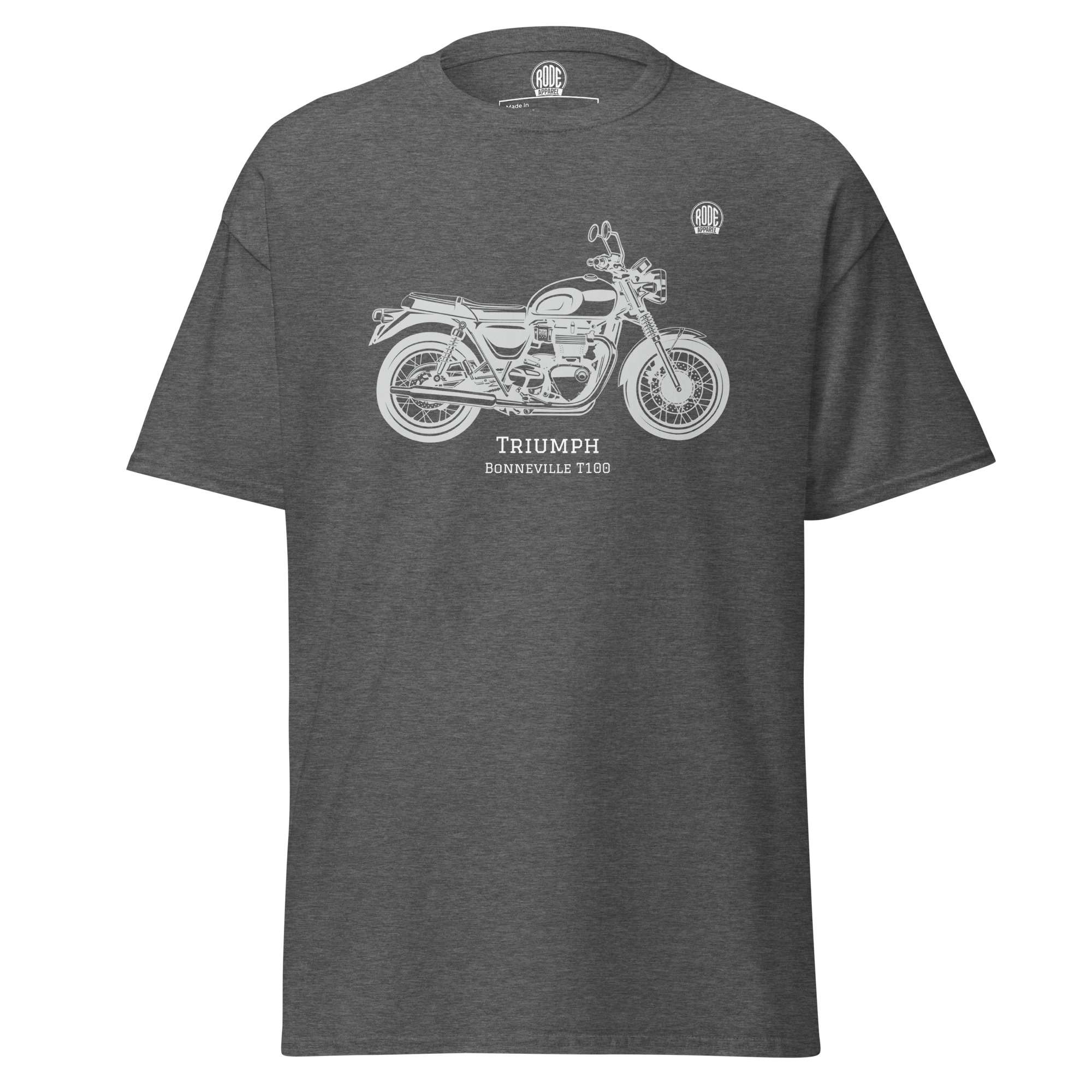 Triumph Bonneville T100 T-shirt Dark Heather