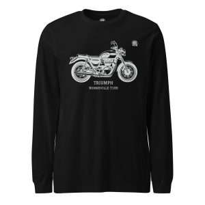 Triumph Bonneville T100 LS T-shirt Black