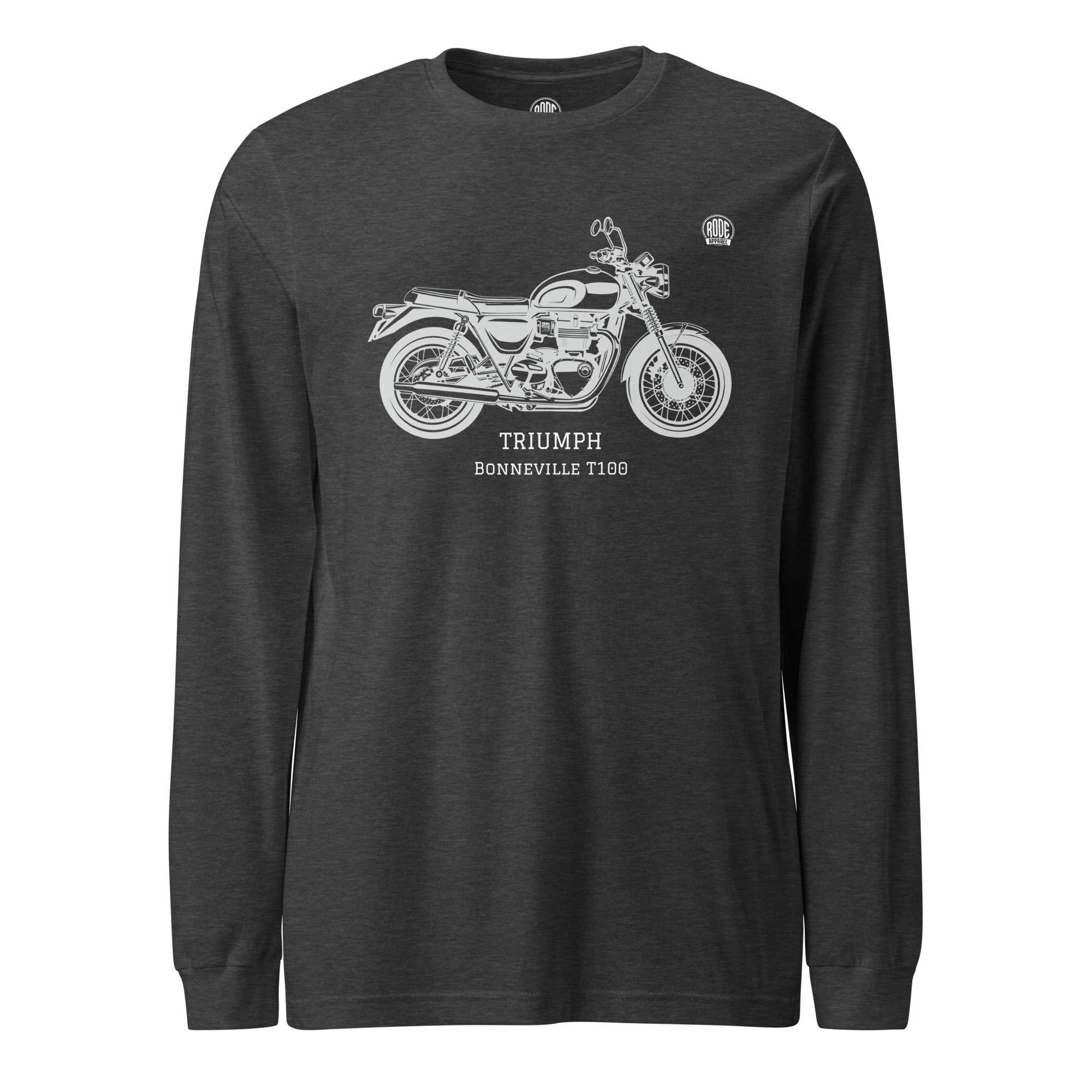 Triumph Bonneville T100 LS T-shirt Dark Grey