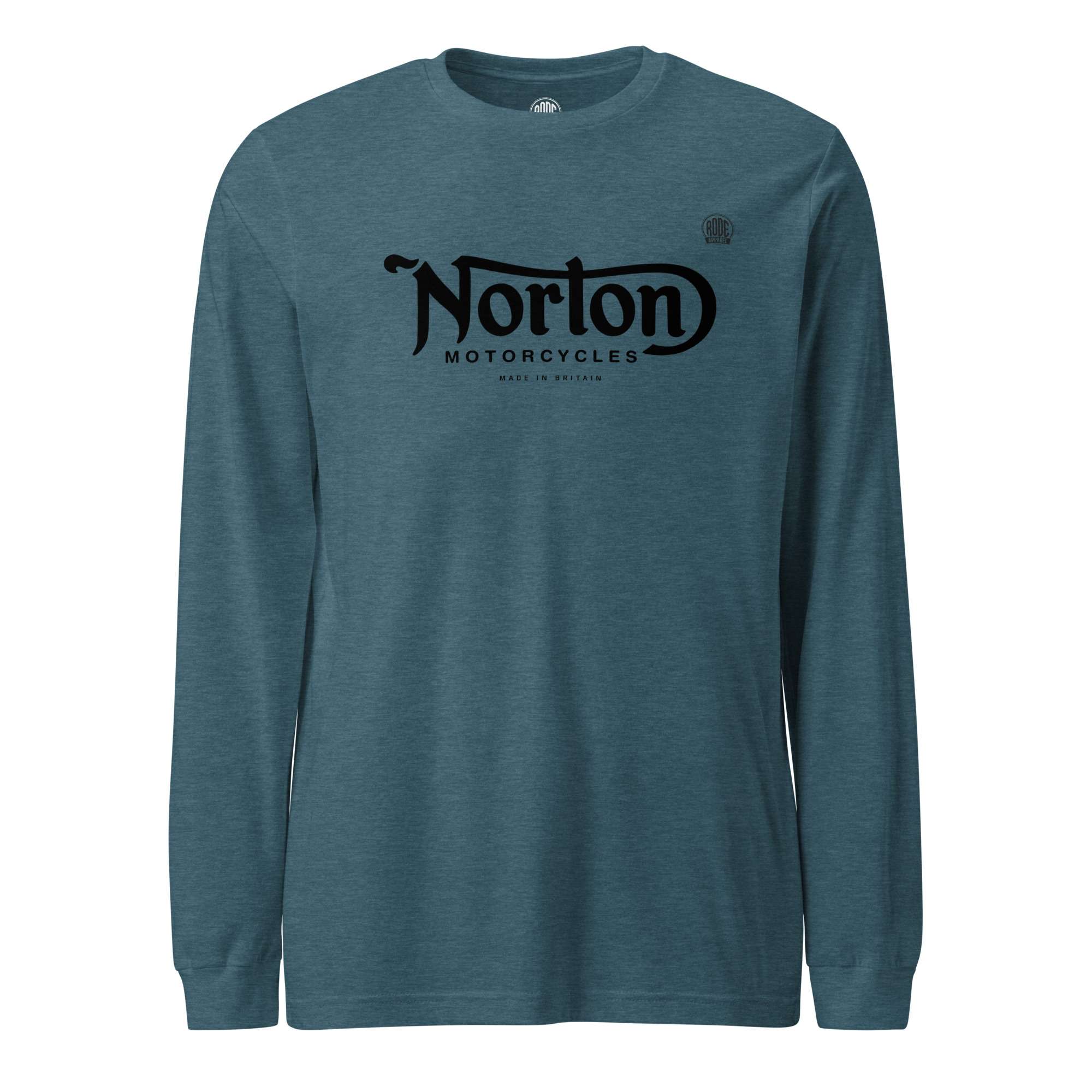 Norton motorcycles Long Sleeve Heather Teal