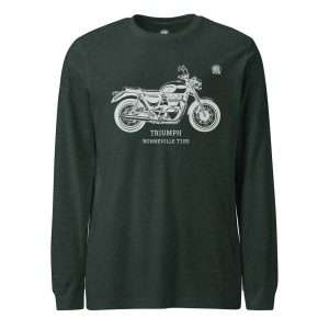 Triumph Bonneville T100 LS T-shirt Forest