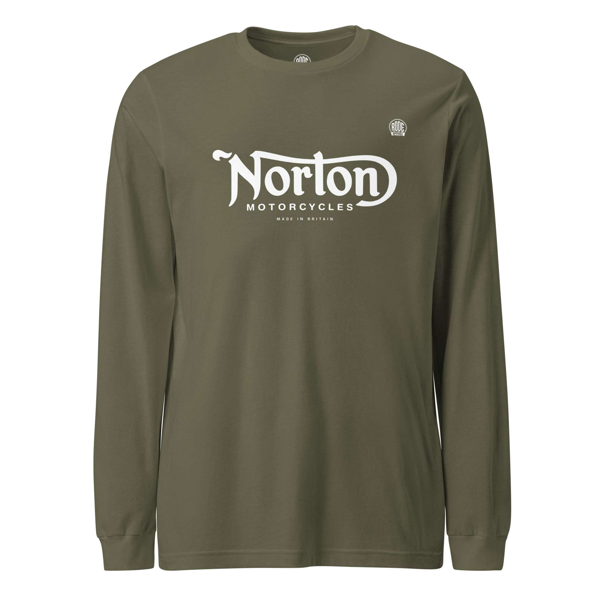 Norton Motorcycles Long Sleeve T-Shirt Military Green