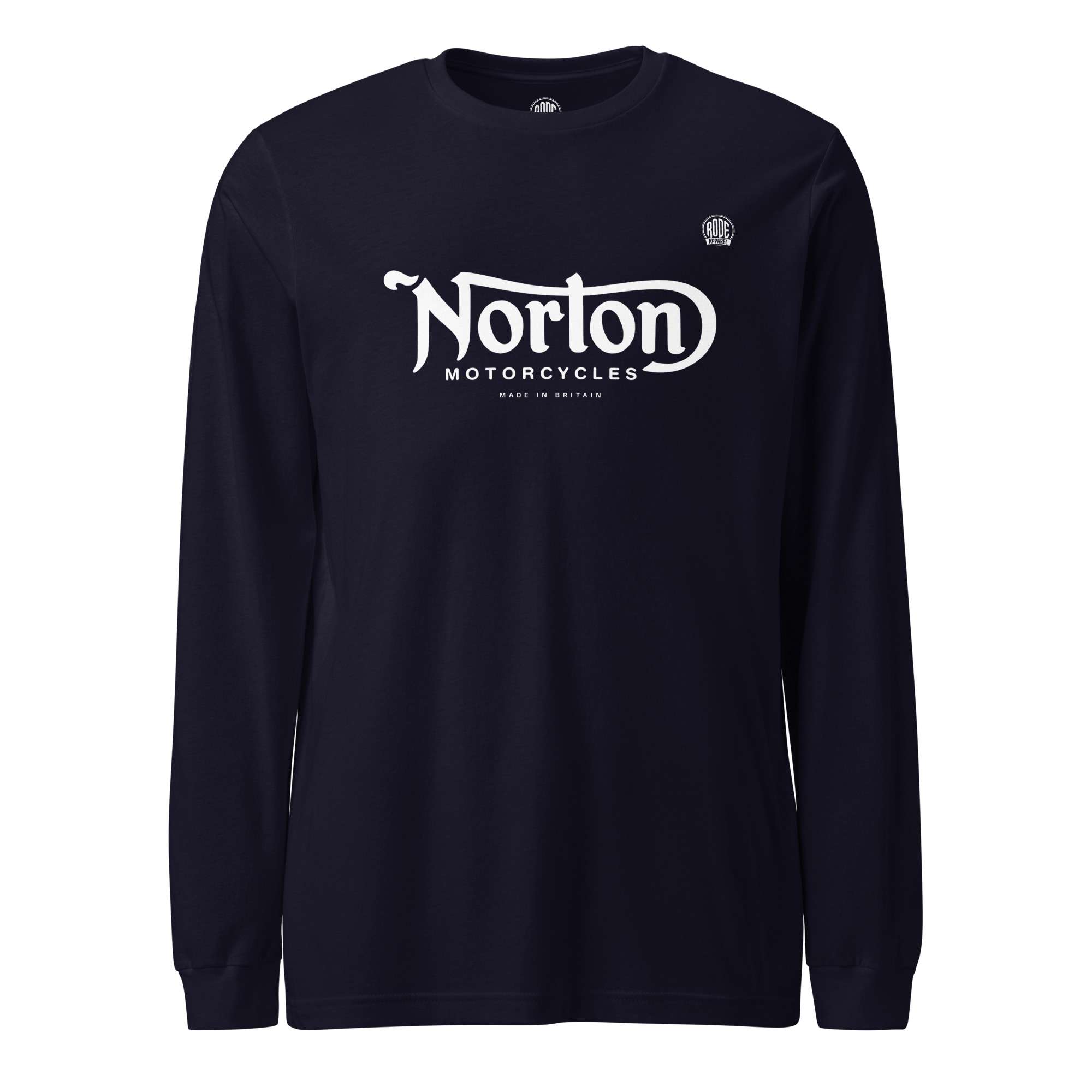 Norton Motorcycles Long Sleeve T-Shirt Navy