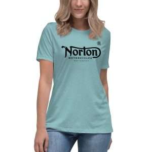 Norton motorcycles T-shirt Heather Blue