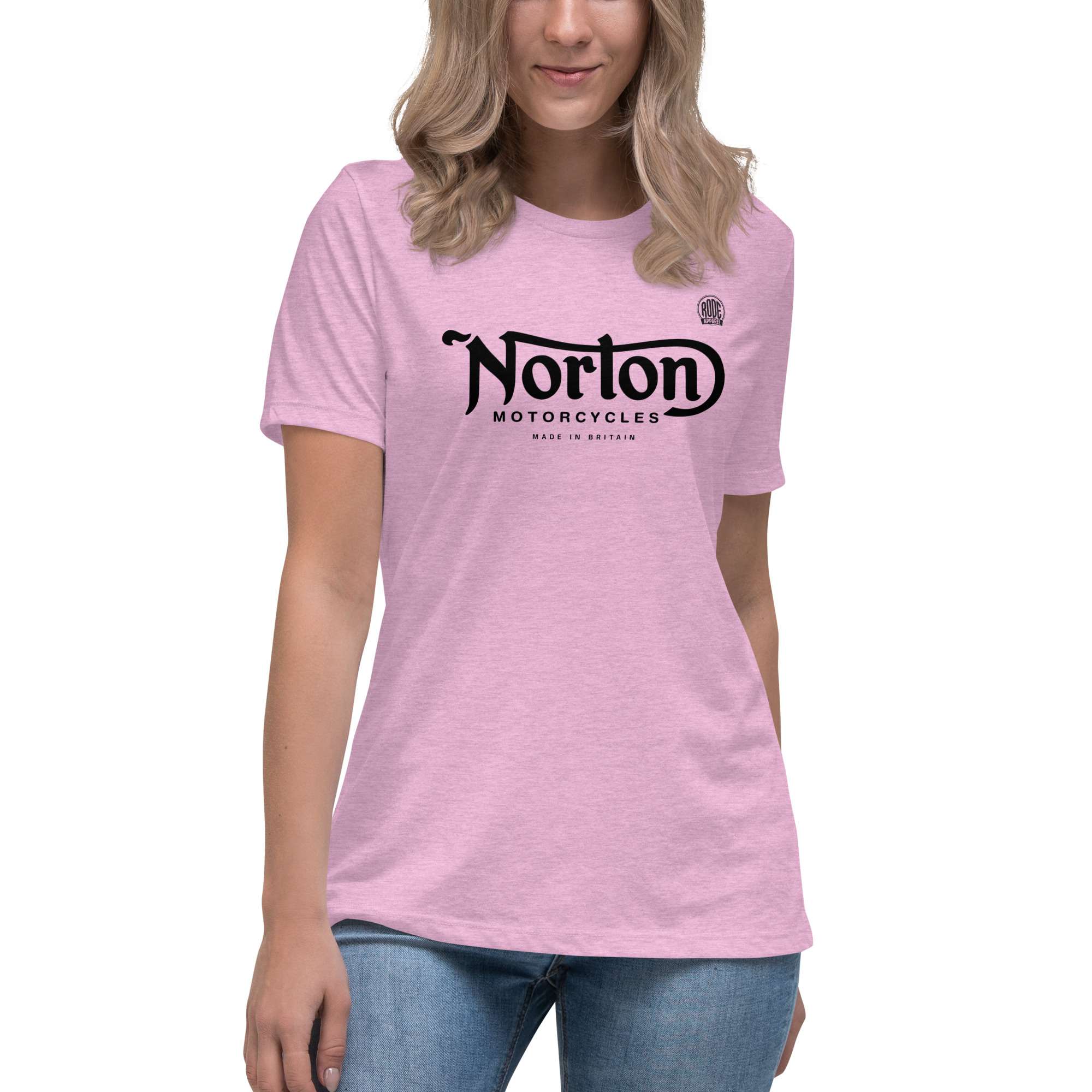 Norton motorcycles T-shirt Heather Lilac