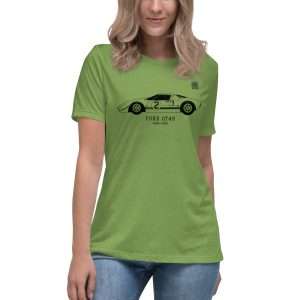 Ford GT40 T-shirt Womens Leaf