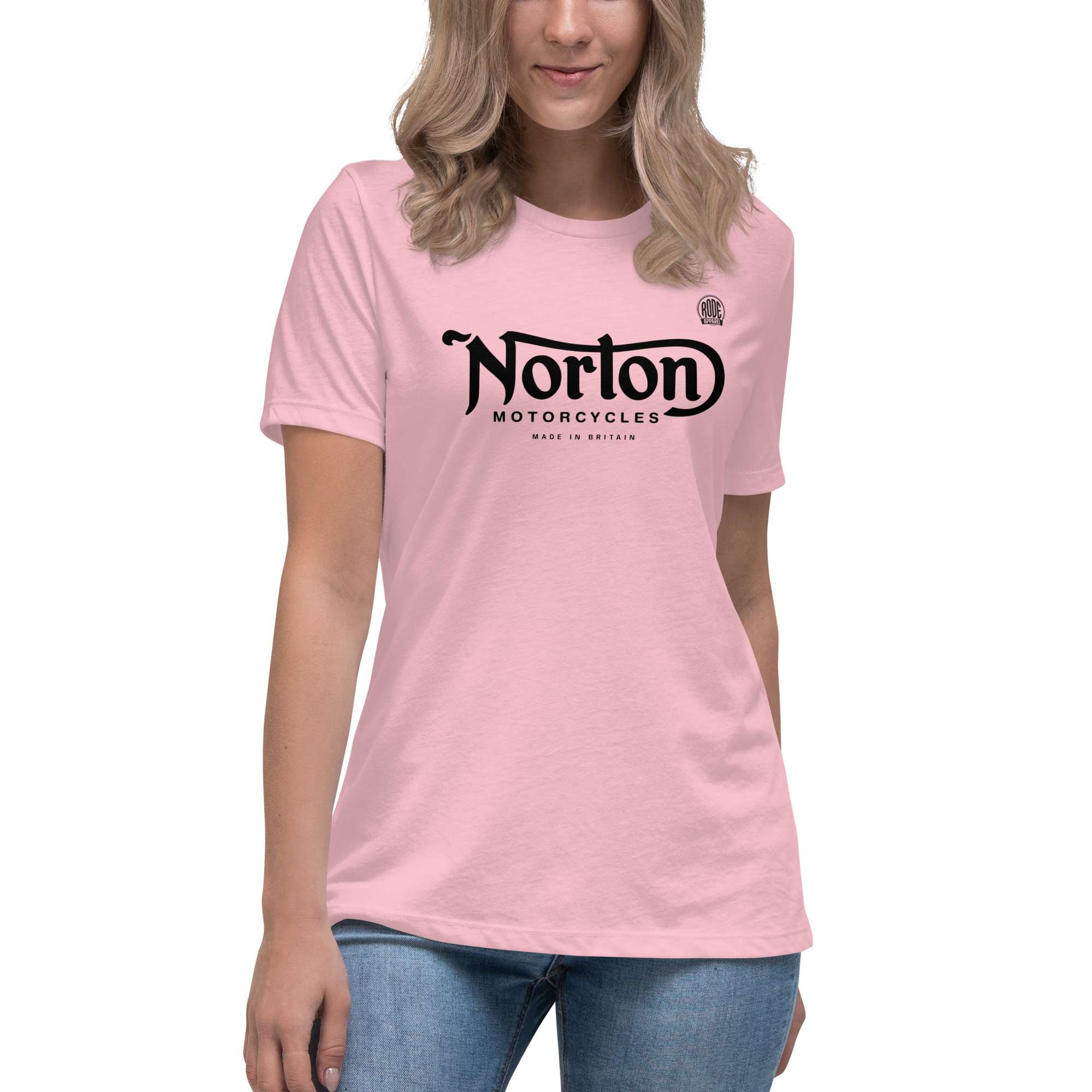 Norton motorcycles T-shirt Pink