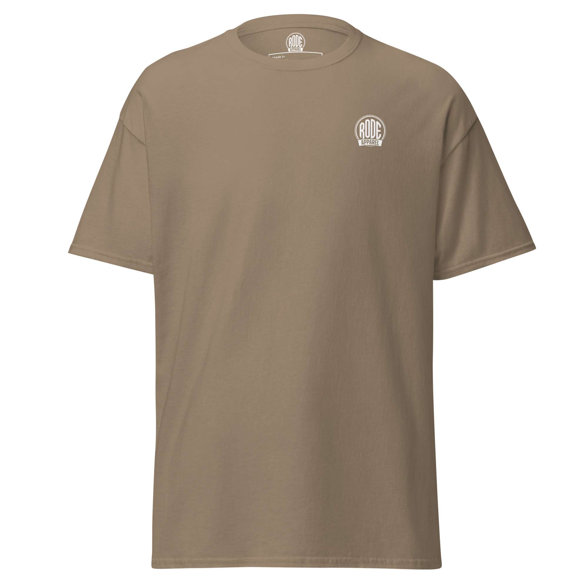 RODE Apparel S classic T-shirt Brown Savana